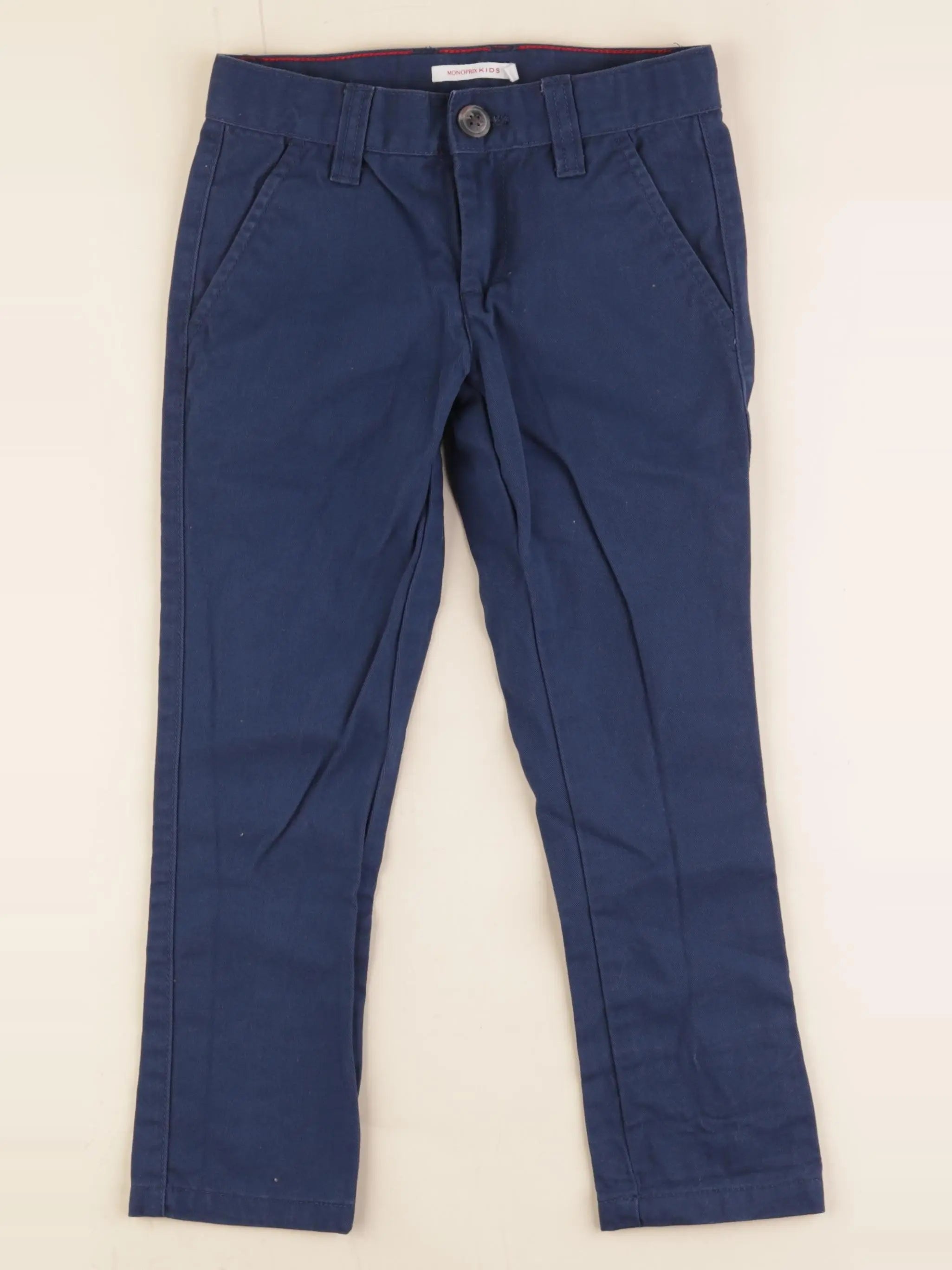 Monoprix - pantalon bleu - 5 ans