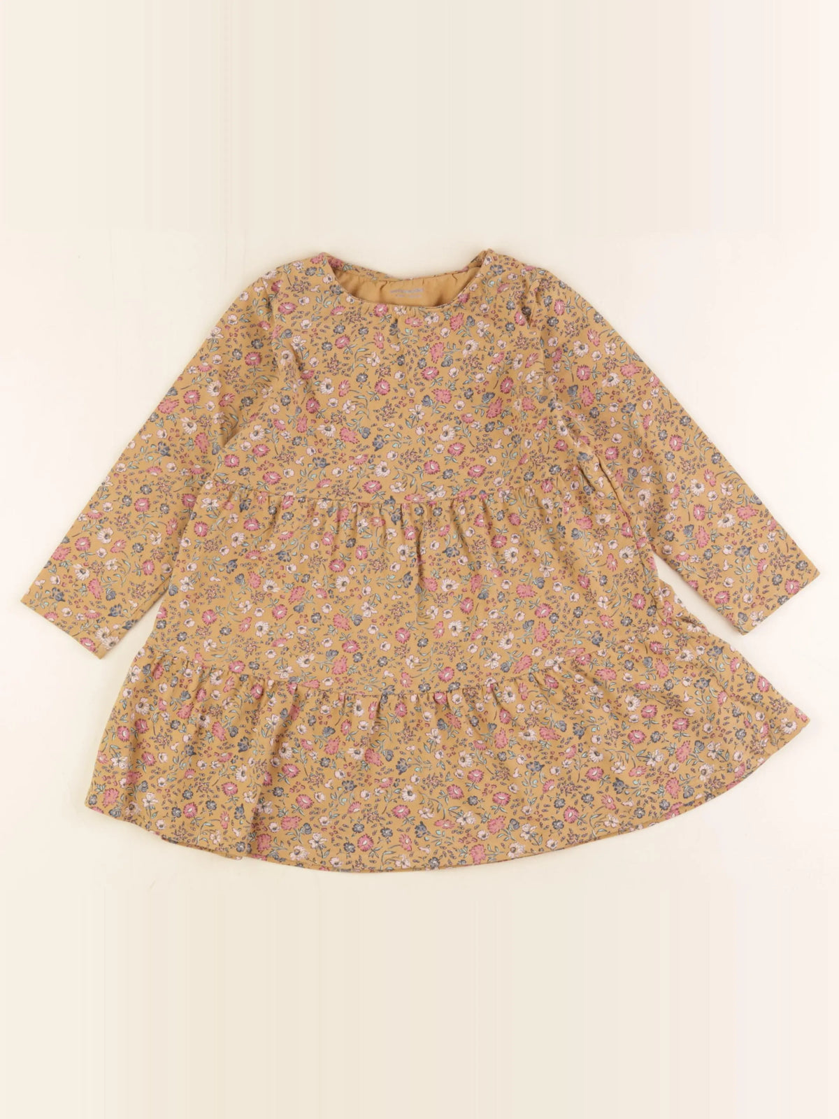 Vertbaudet - robe marron - 4 ans