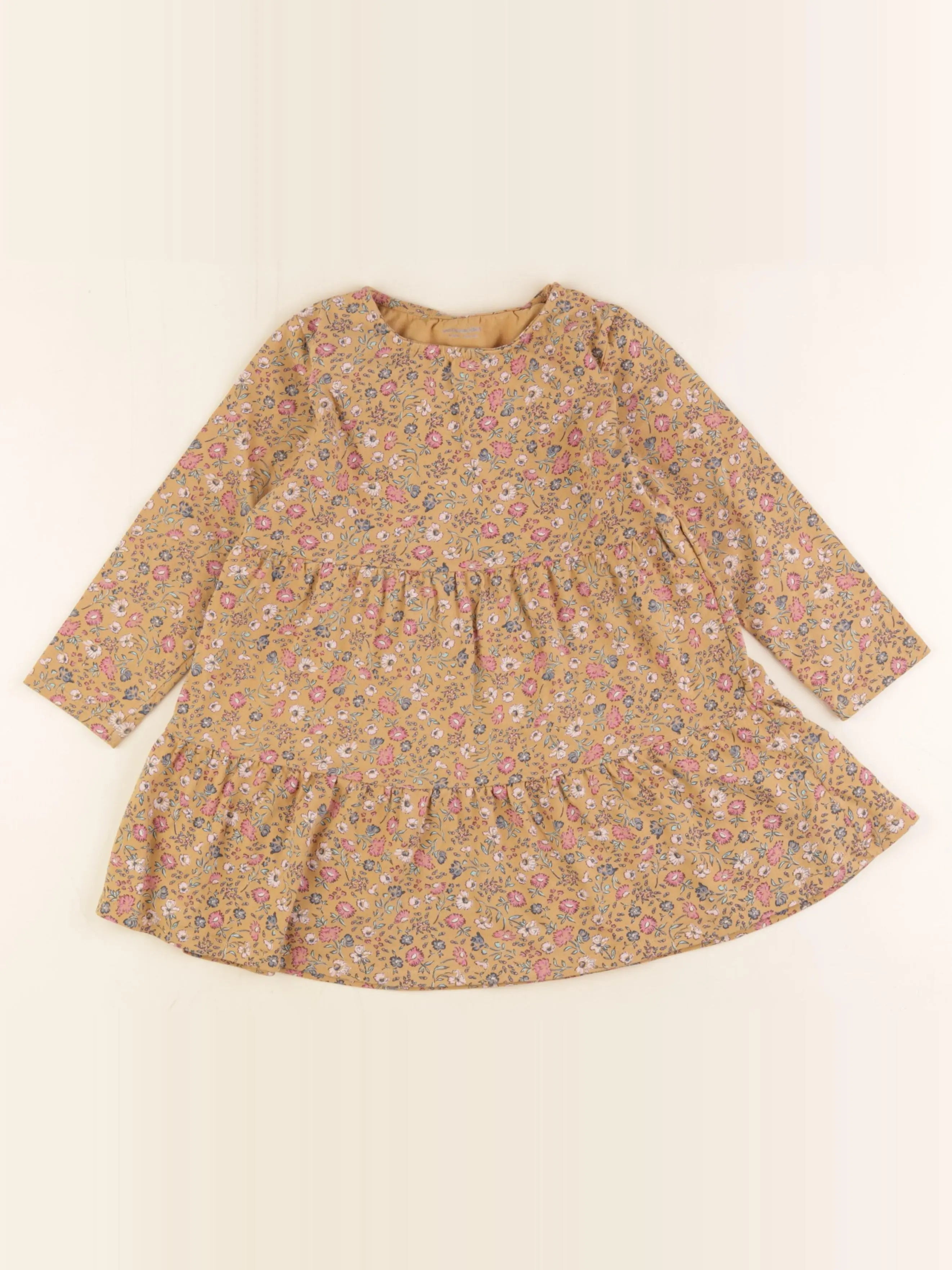 Vertbaudet - robe marron - 4 ans