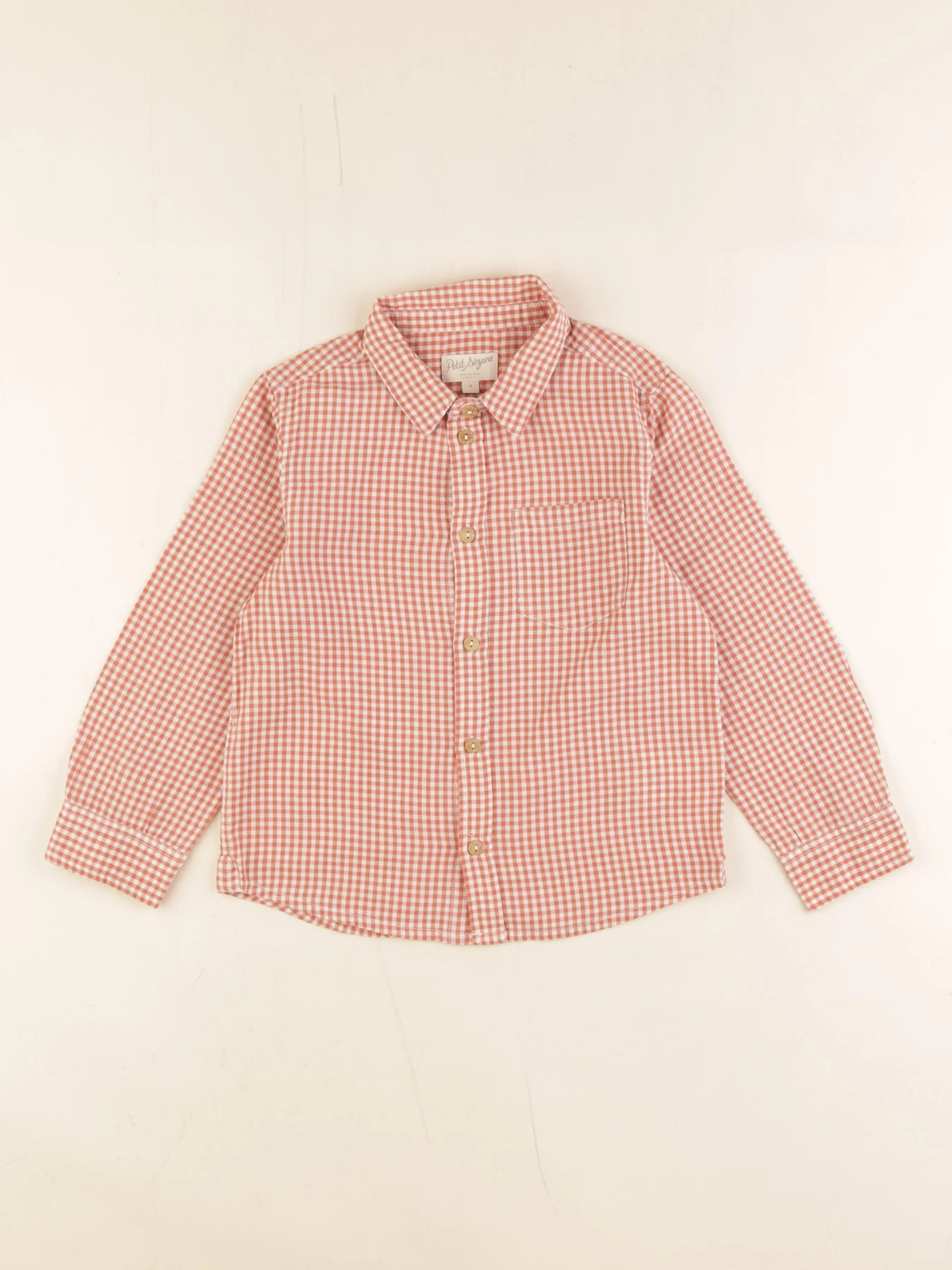 Petit Sézane  - chemise orange - 6 ans
