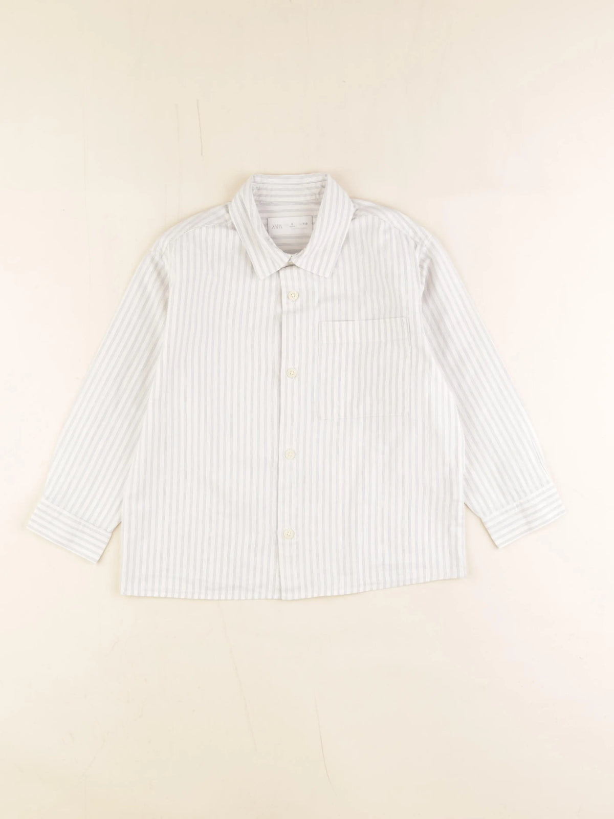 Zara - chemise blanc, bleu - 6 ans