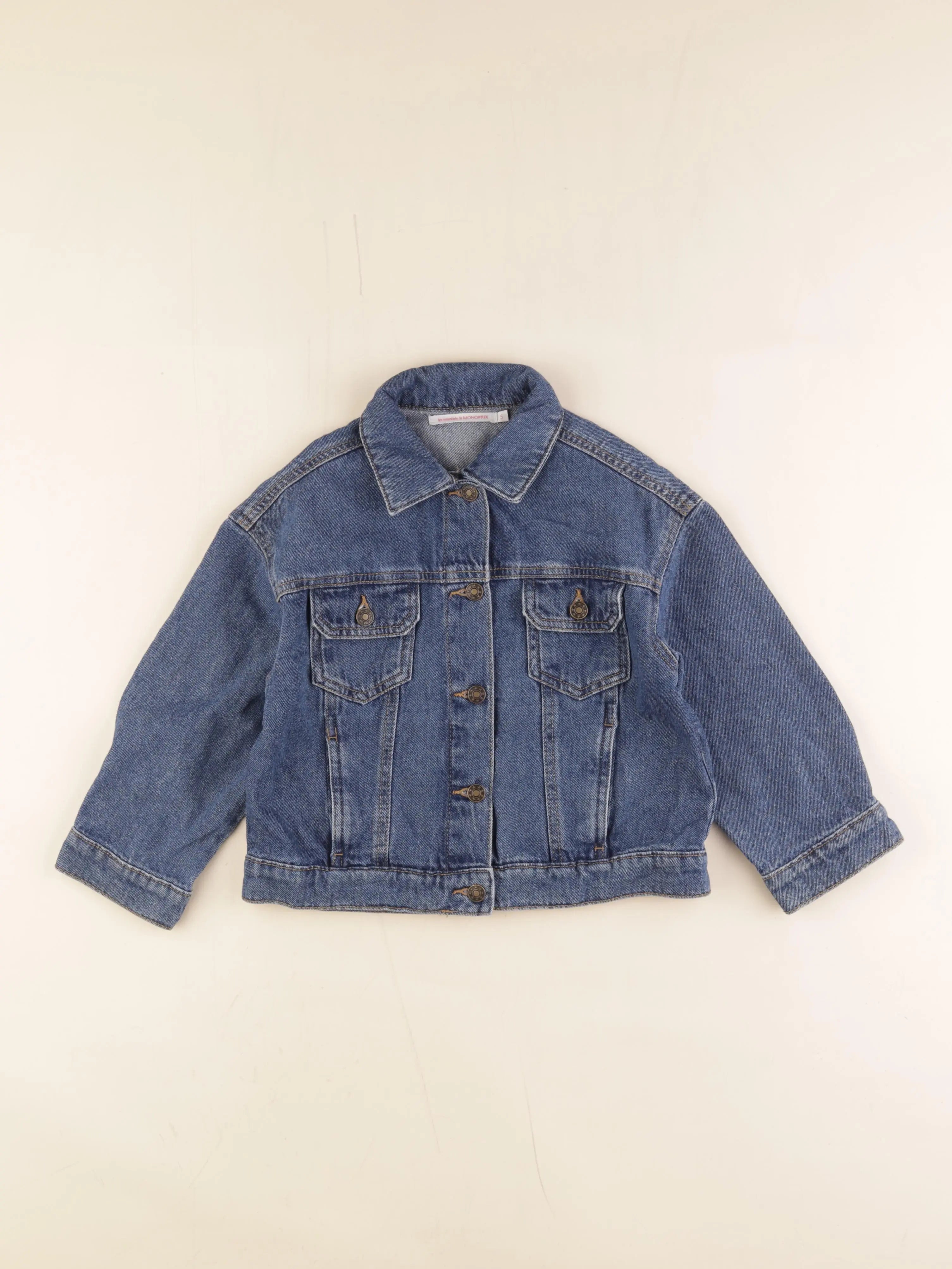 Monoprix - veste bleu - 5 ans