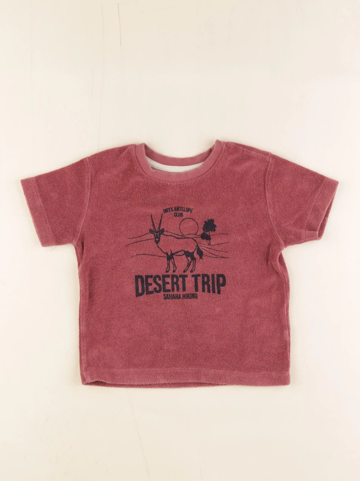 Vertbaudet - tee-shirt rouge - 4 ans