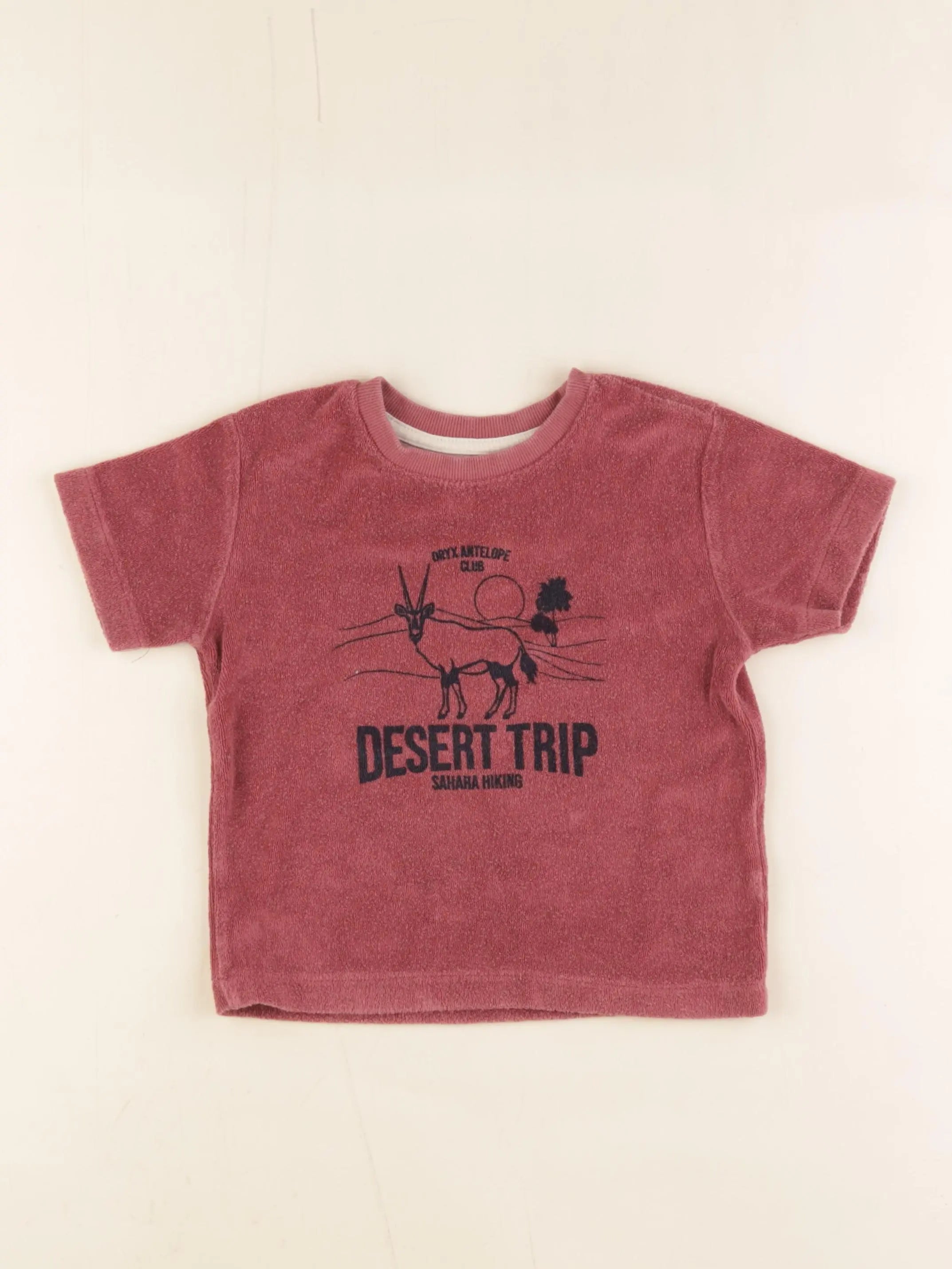 Vertbaudet - tee-shirt rouge - 4 ans