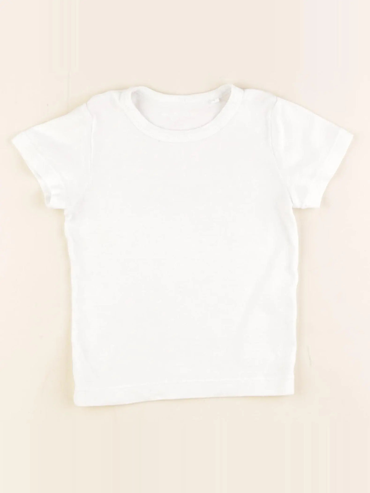 Monoprix - maillot de corps blanc - 2/3 ans
