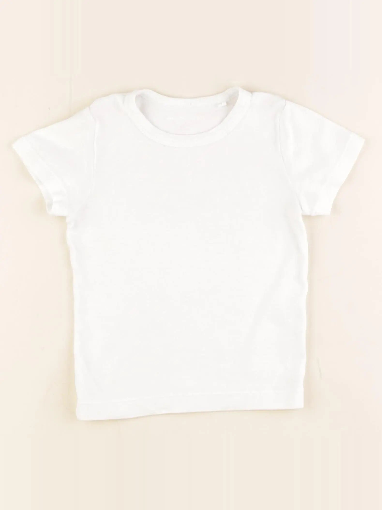 Monoprix - maillot de corps blanc - 2/3 ans