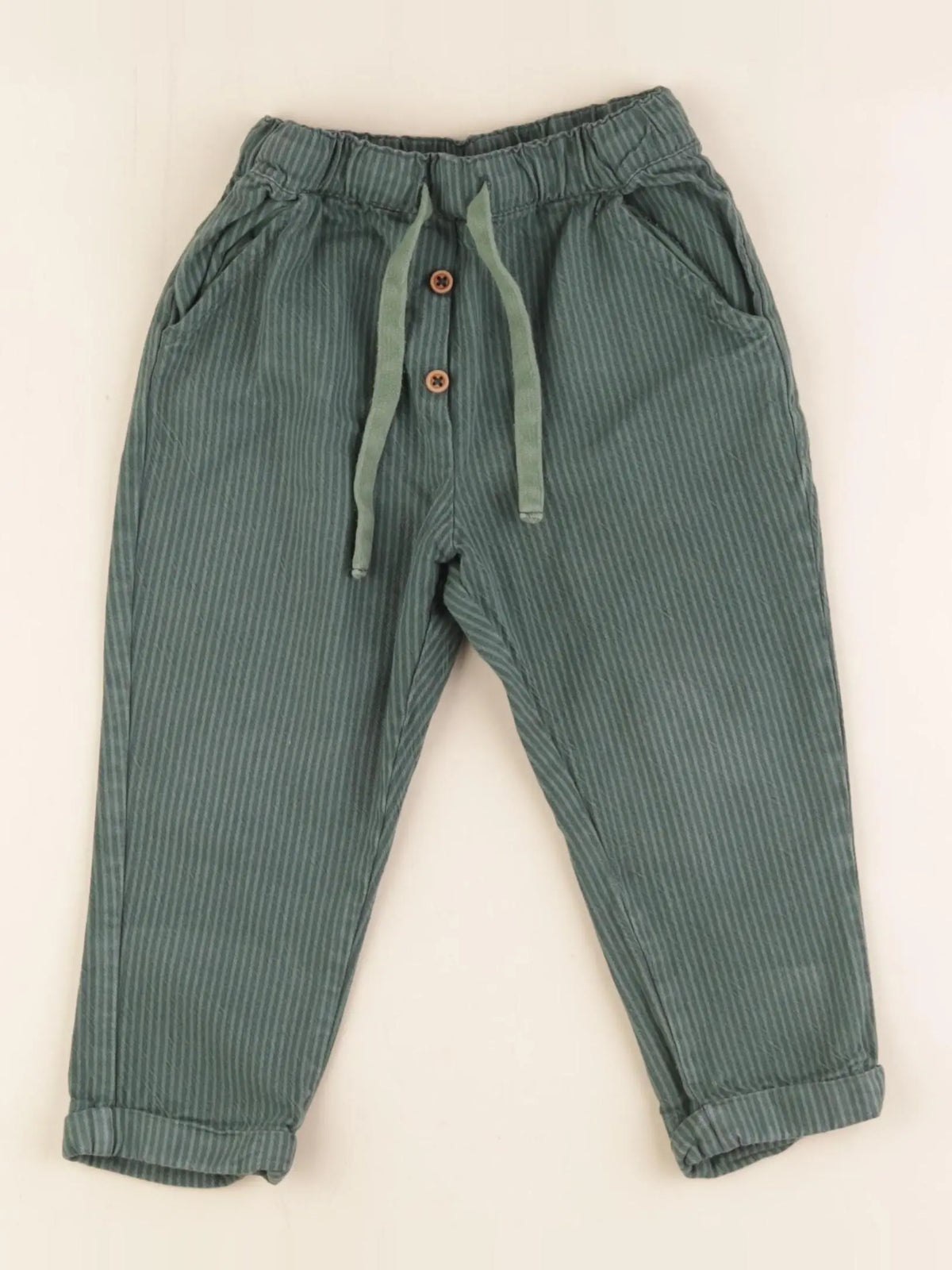 Boutchou - pantalon vert - 24 mois