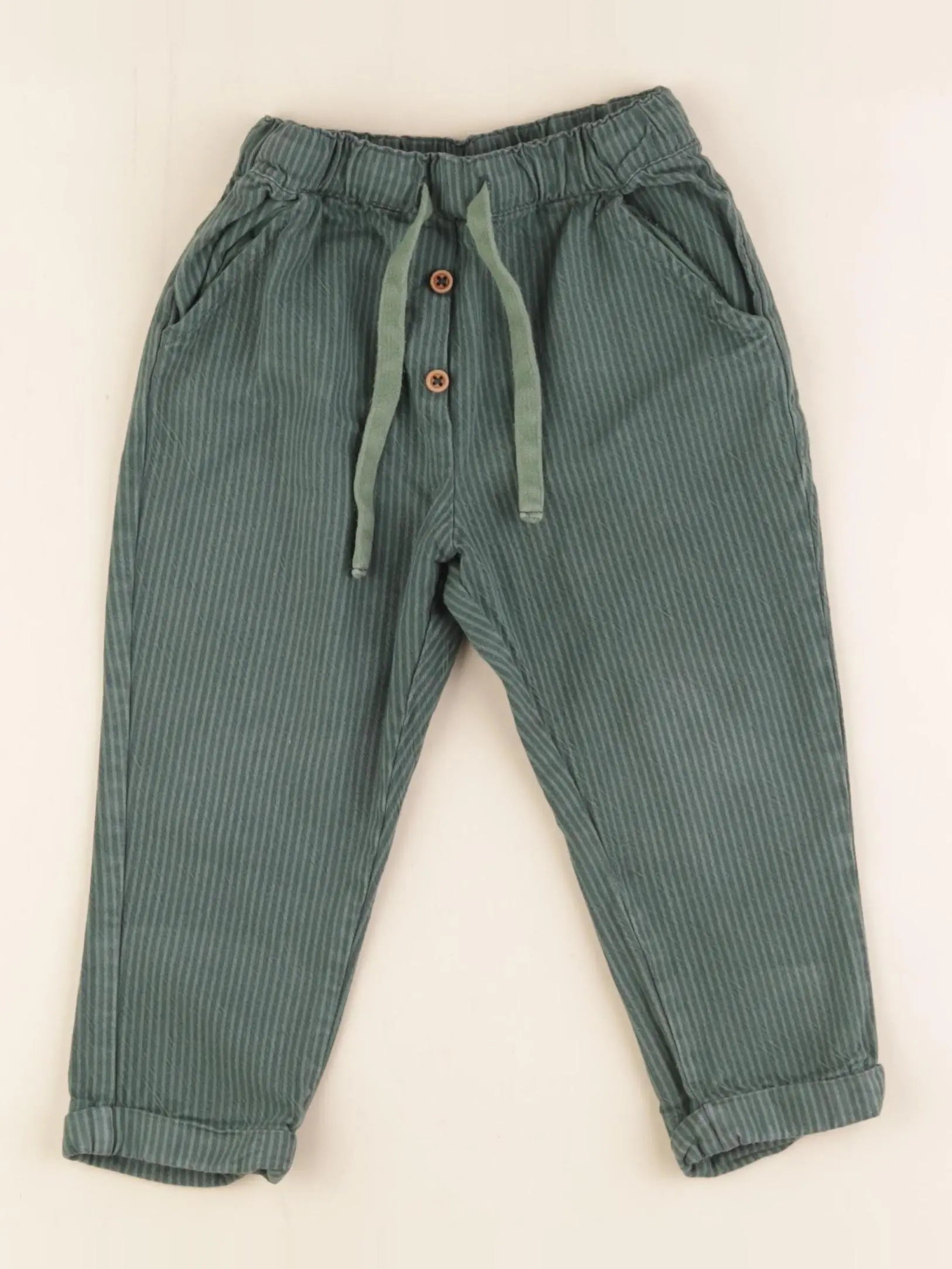 Boutchou - pantalon vert - 24 mois