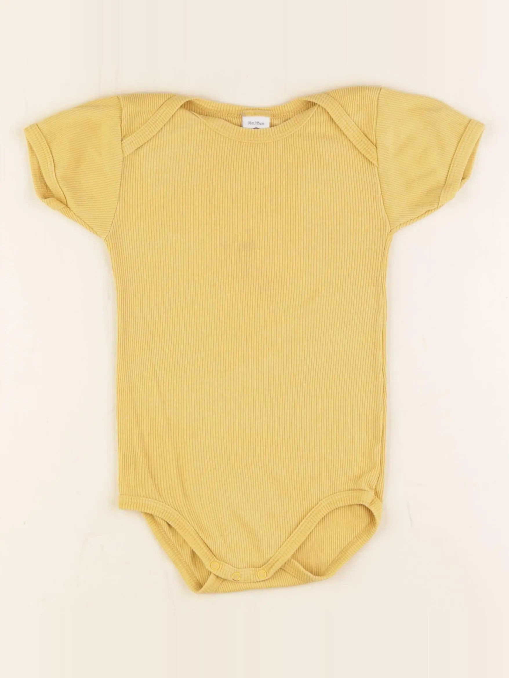 Petit Bateau - maillot de corps jaune - 36 mois