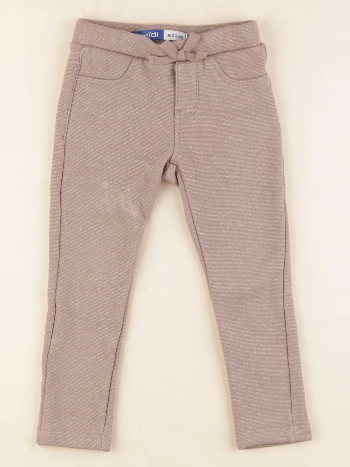 Okaidi - jegging doublé marron - 3 ans