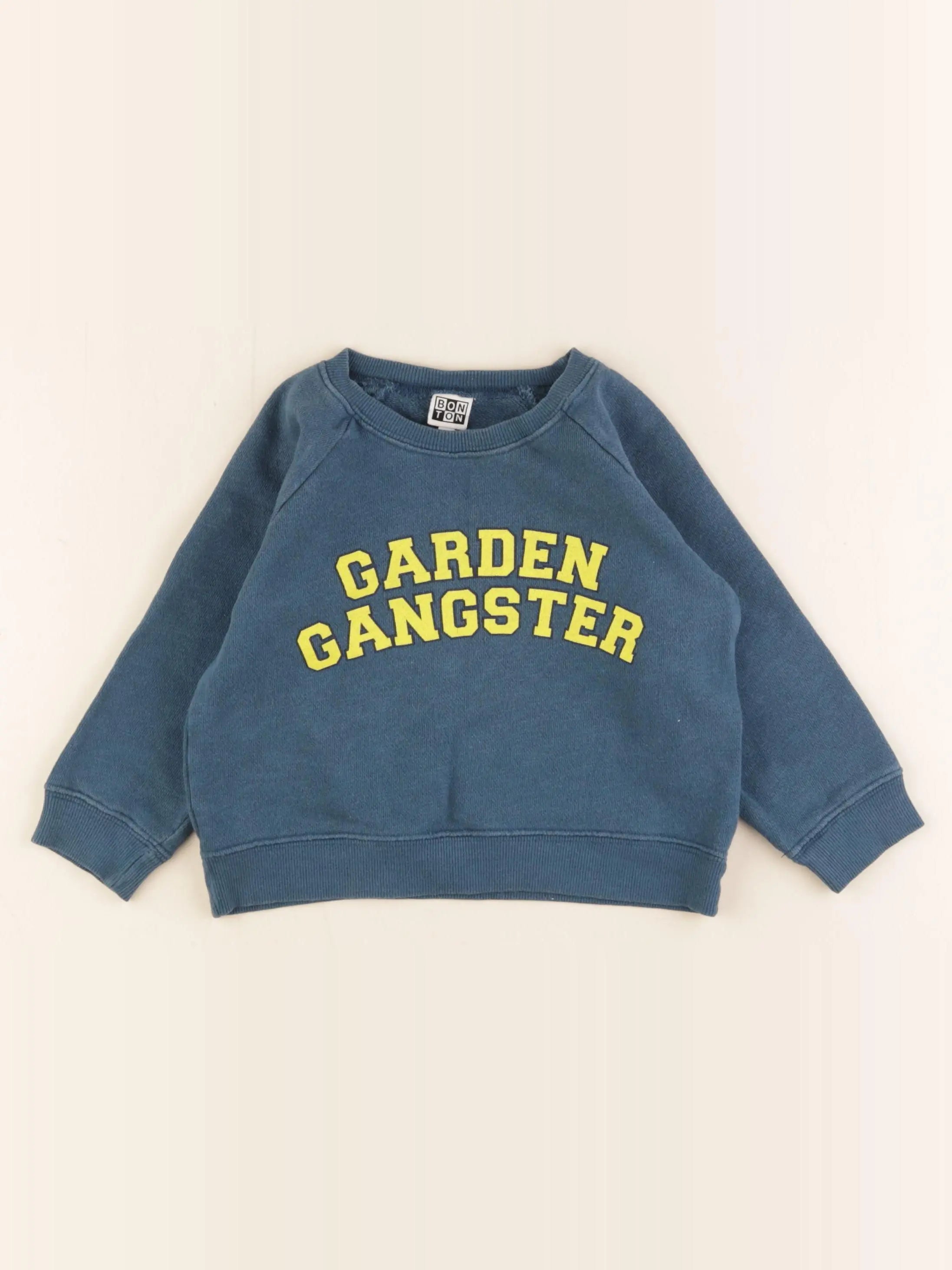 Bonton - sweat bleu - 4 ans