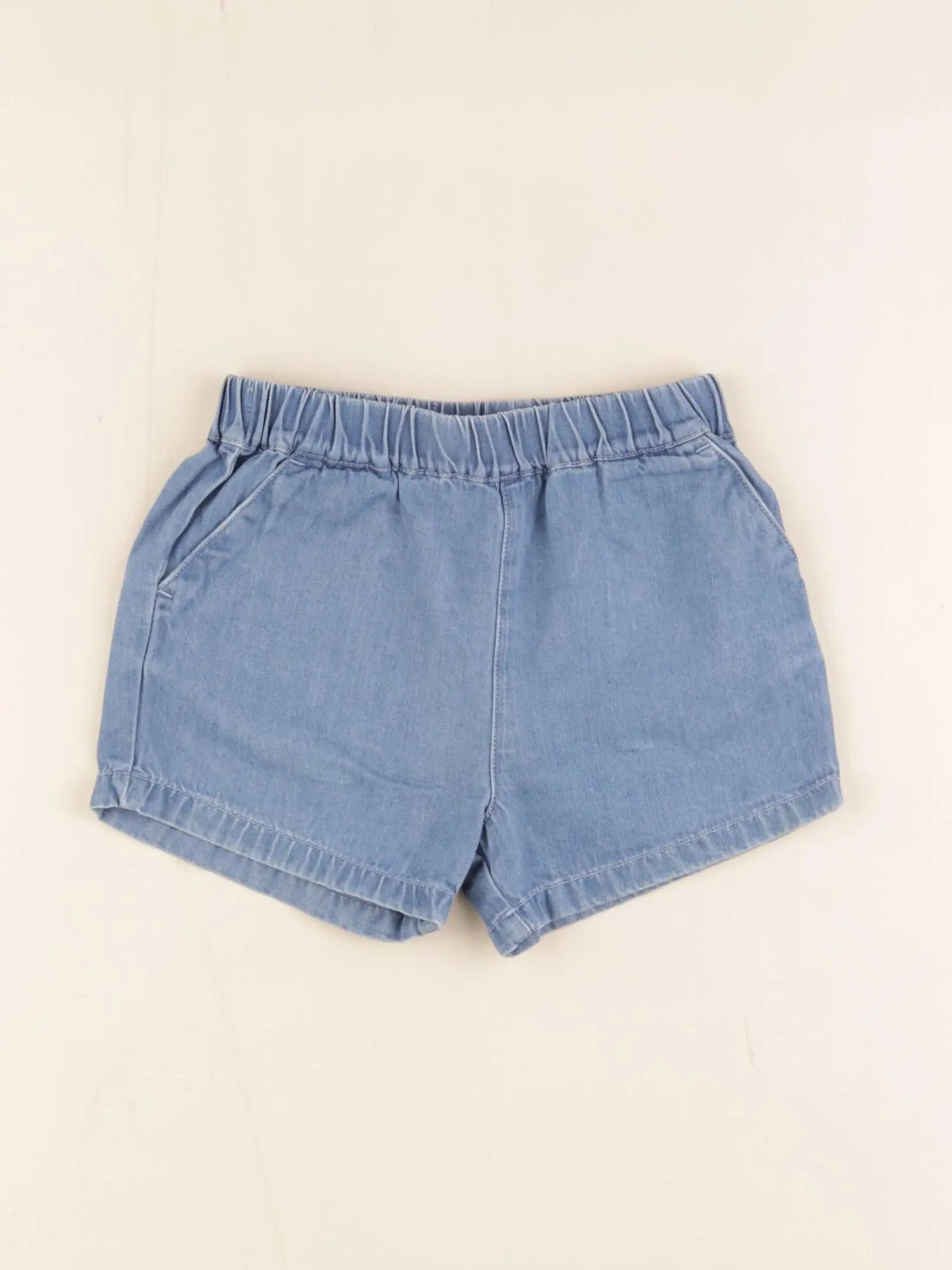 Petit Bateau - short bleu - 24 mois