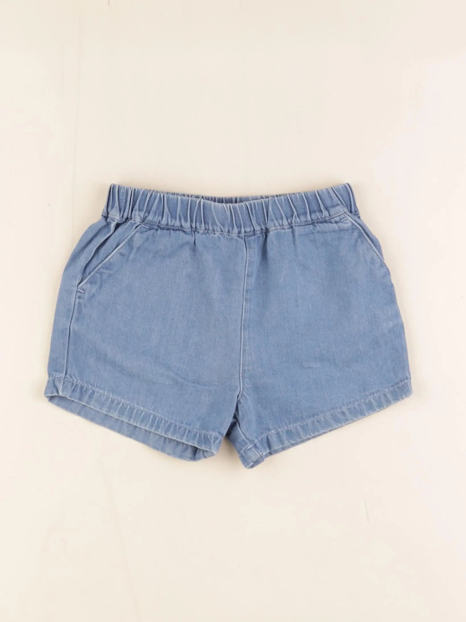 Petit Bateau - short bleu - 24 mois