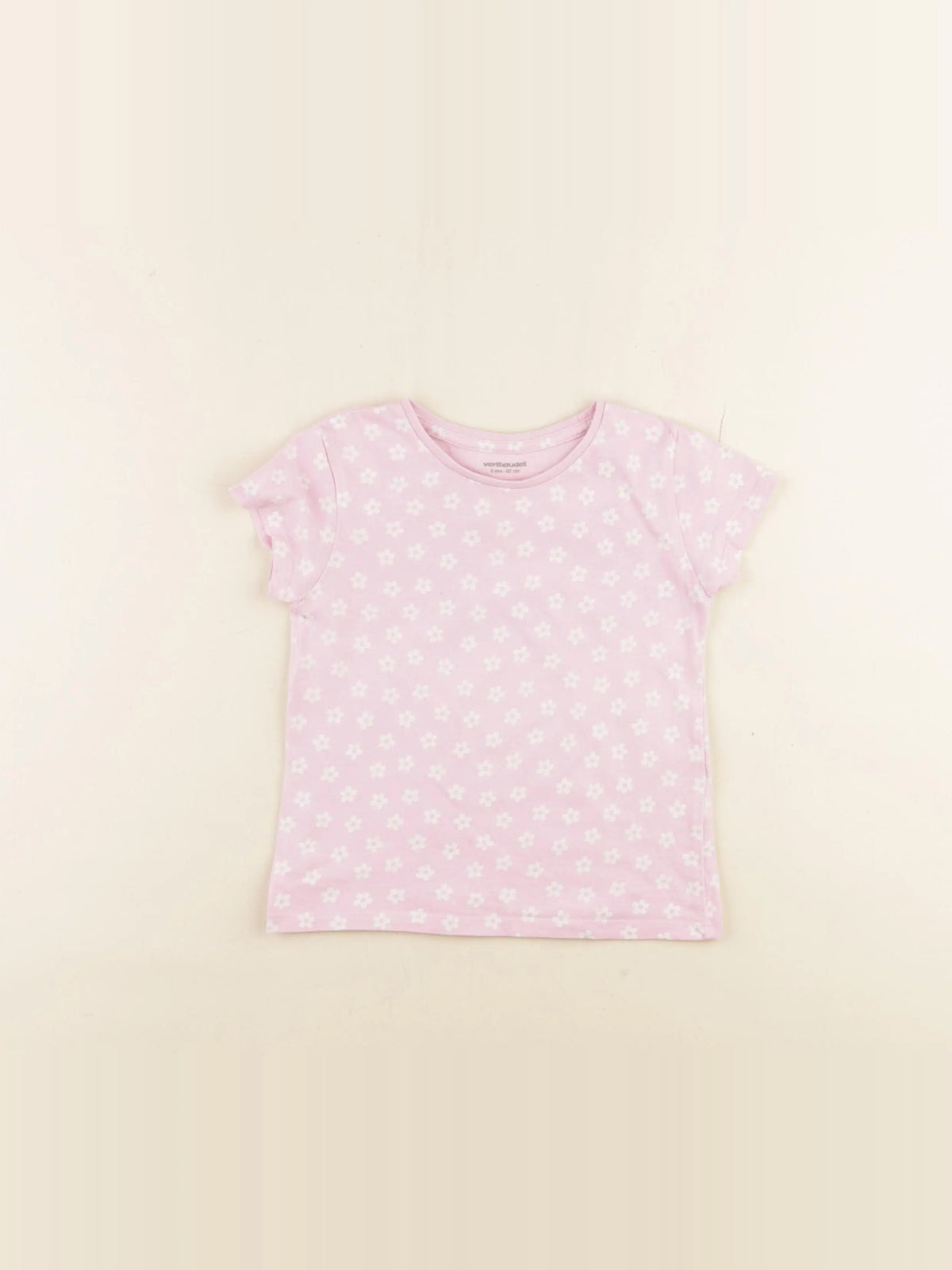 Vertbaudet - tee-shirt rose - 3 ans