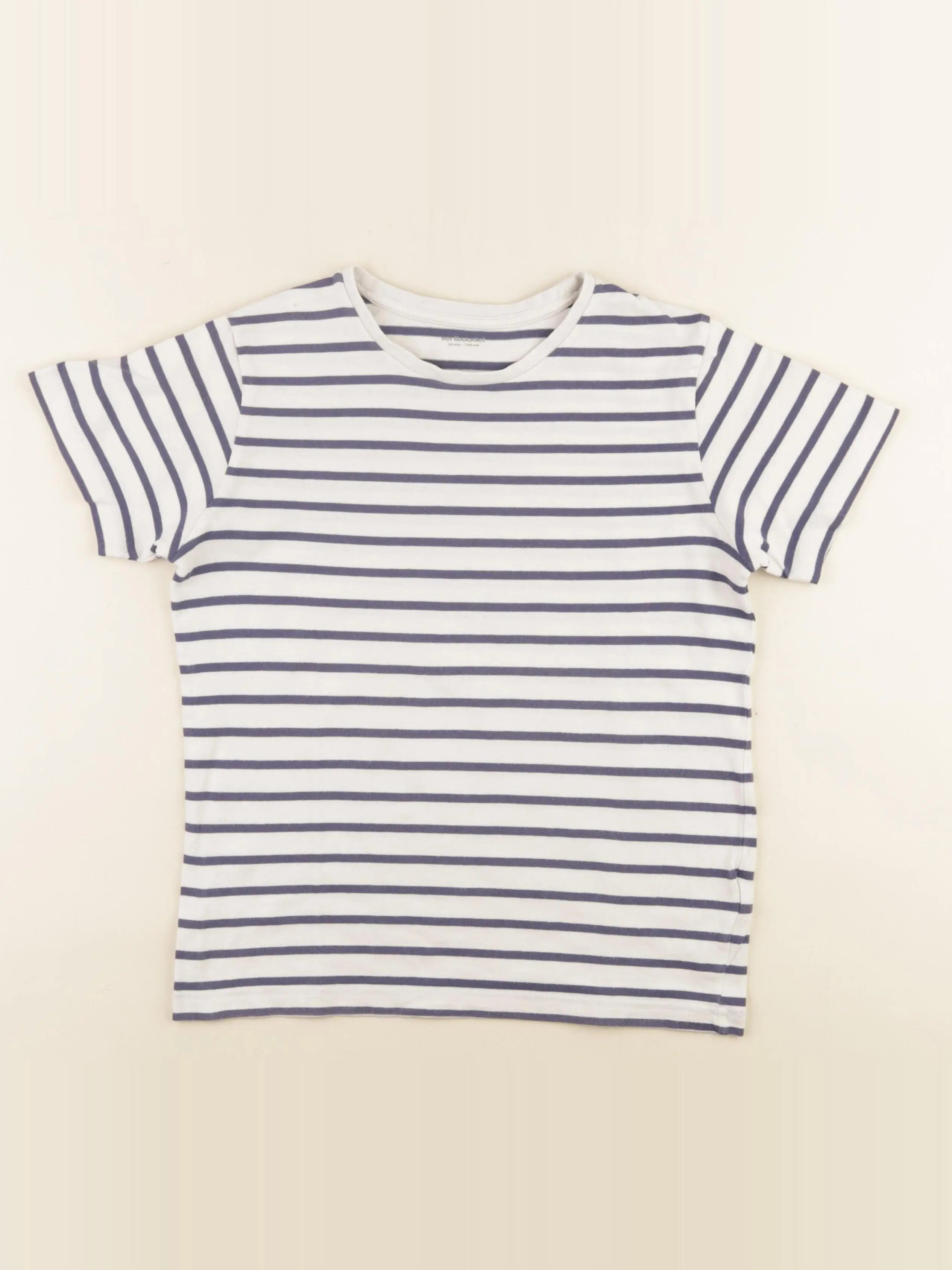 Vertbaudet - tee-shirt bleu - 10 ans