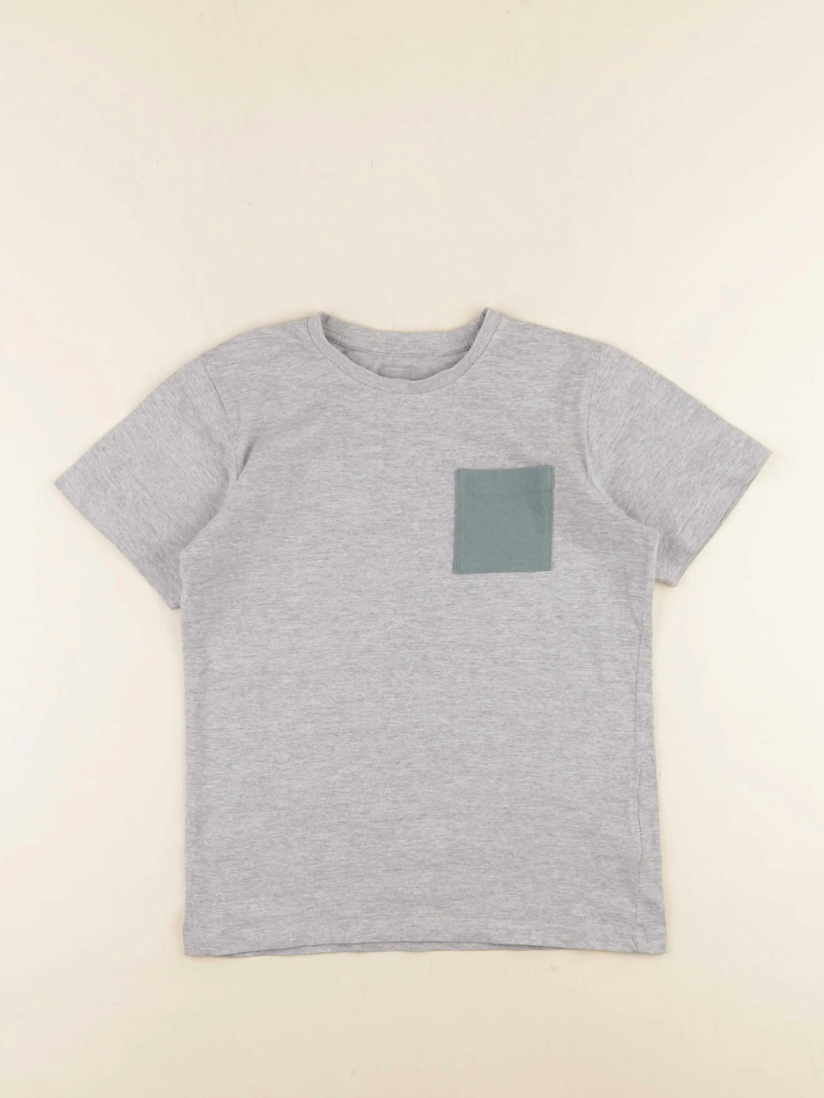 Vertbaudet - tee-shirt gris - 10 ans