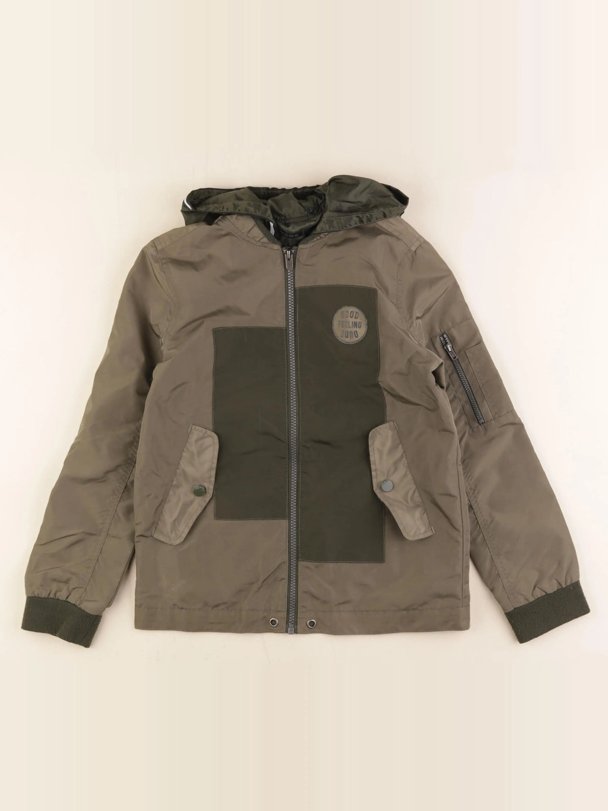 IKKS - veste imprimé au dos vert - 10 ans