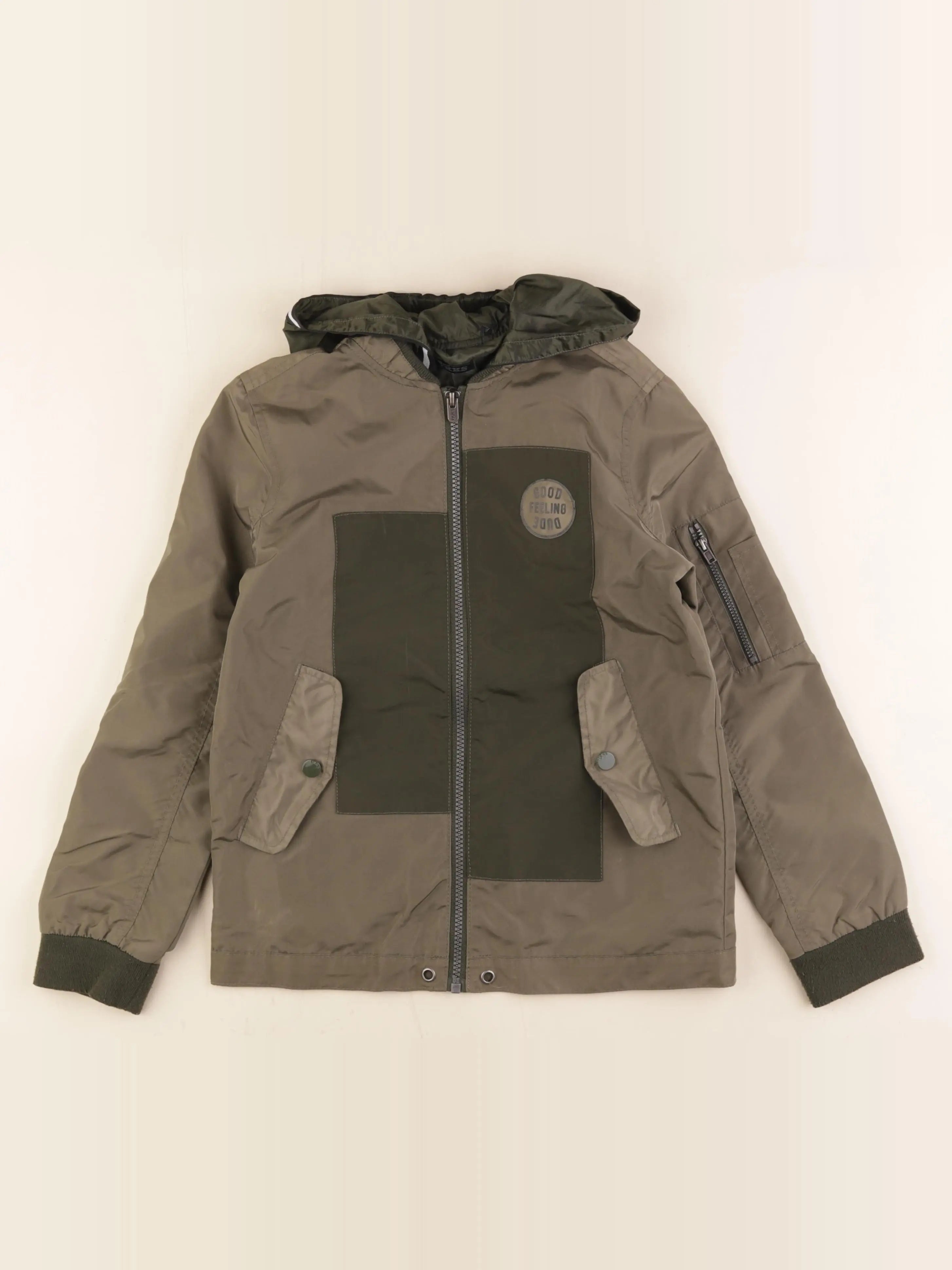 IKKS - veste imprimé au dos vert - 10 ans