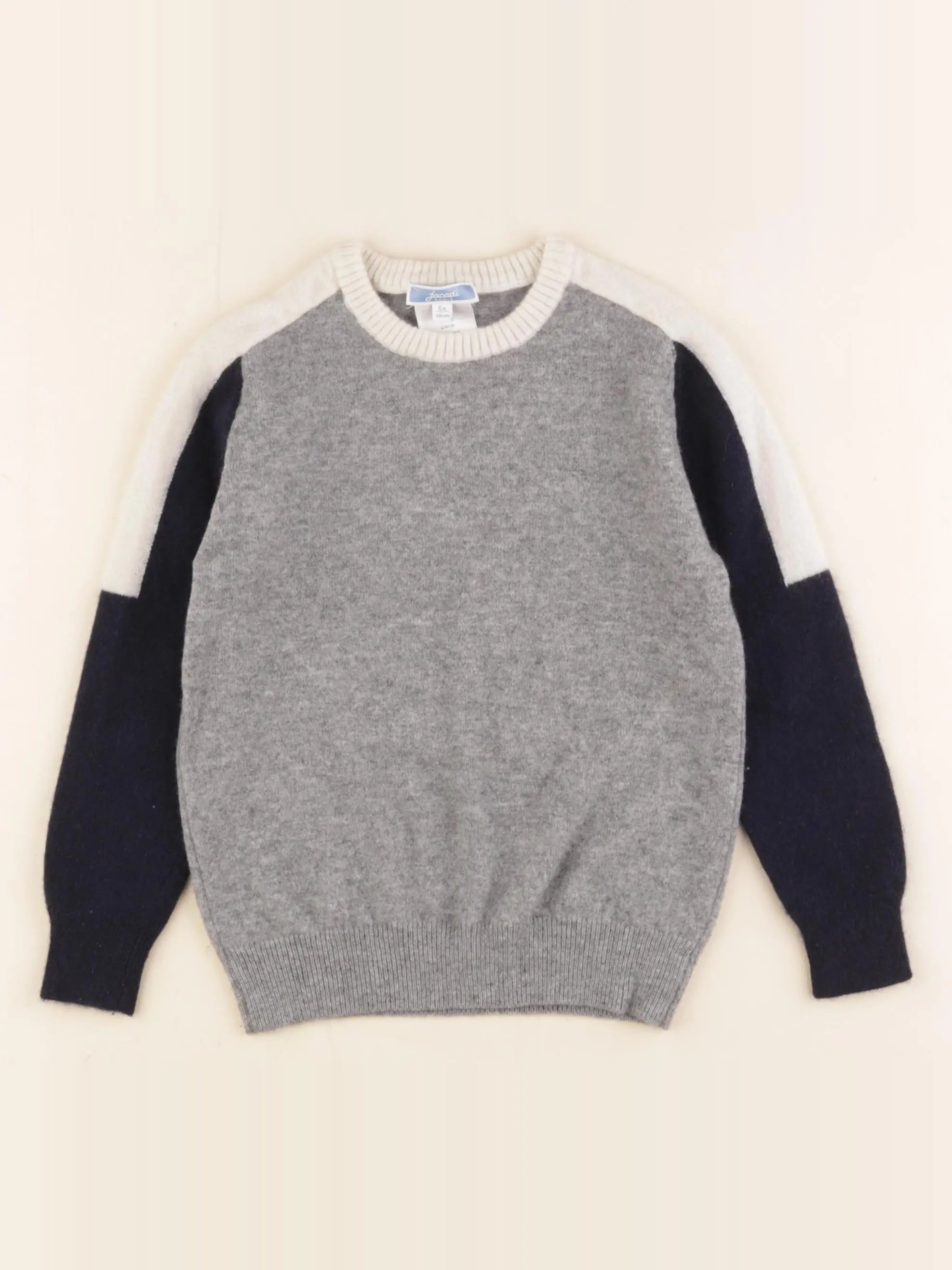 Jacadi - pull gris - 6 ans