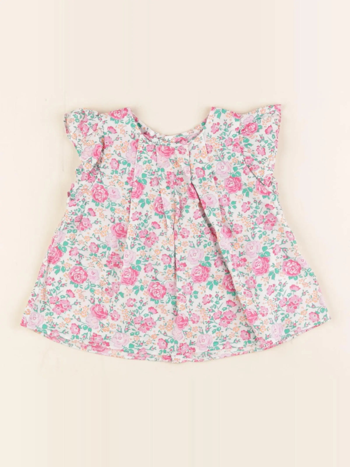 Jacadi - blouse liberty rose - 6 mois