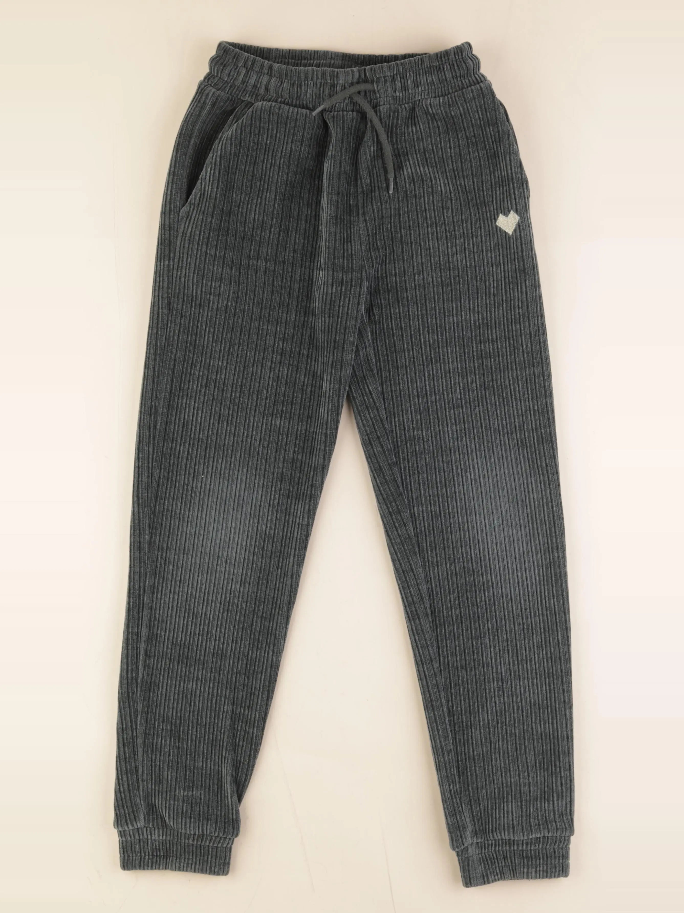 Vertbaudet - pantalon vert, or - 10 ans