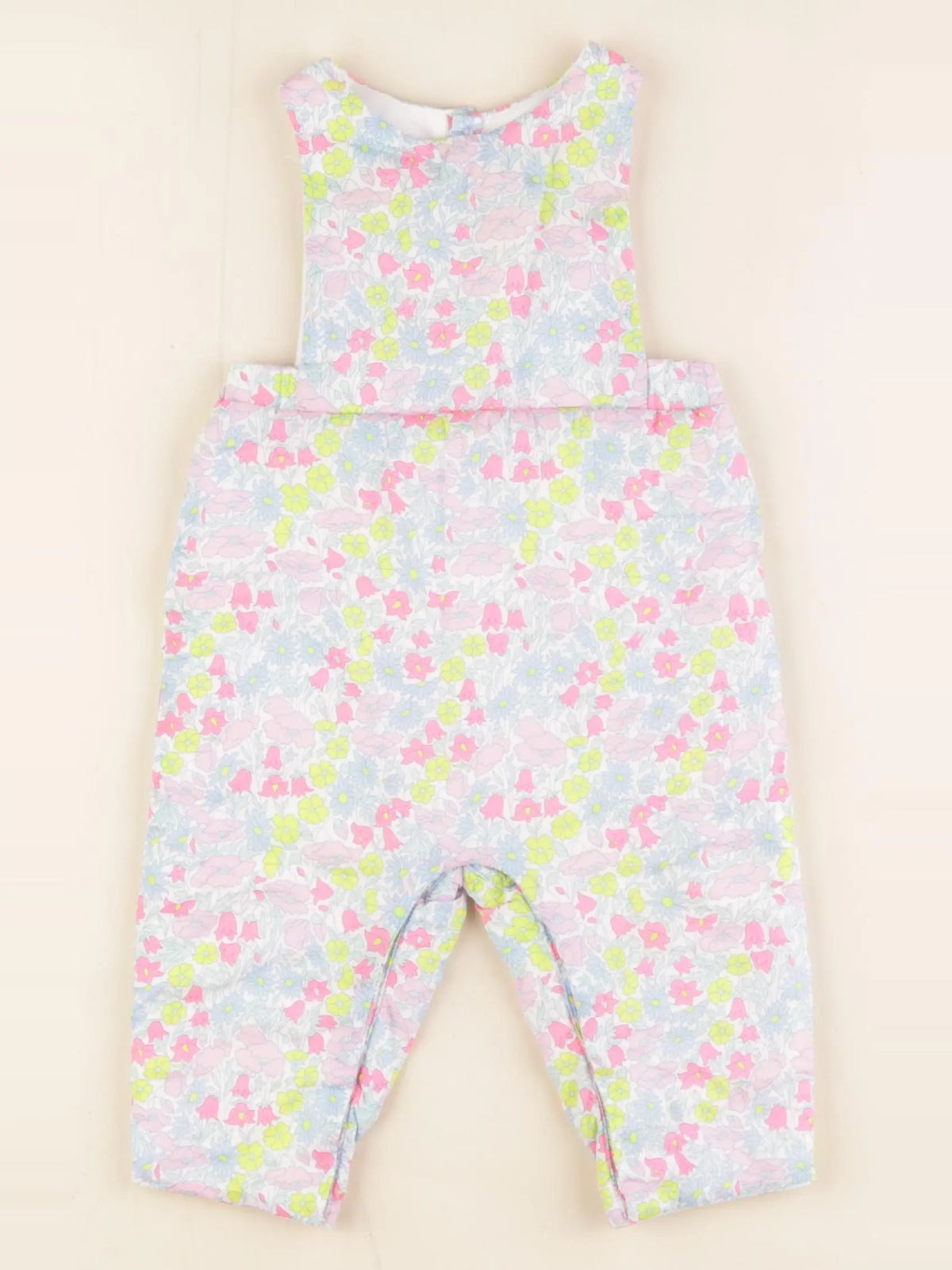 Jacadi - combinaison doublé, liberty multicolore - 6 mois