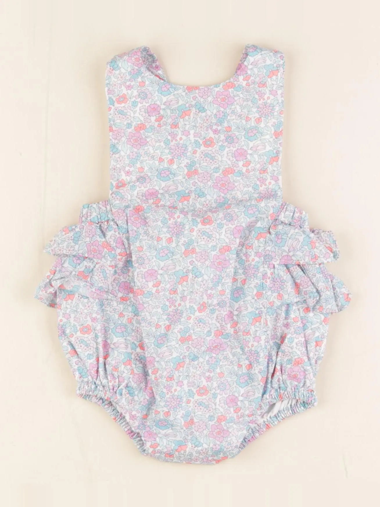 Jacadi - combinaison liberty multicolore - 6 mois