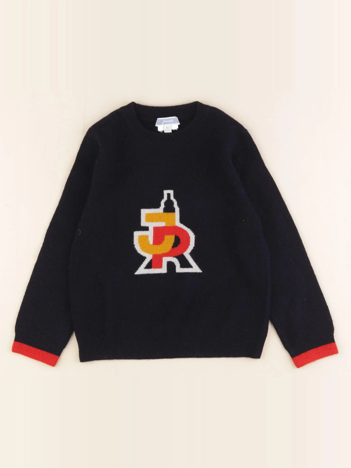 Jacadi - pull bleu - 4 ans