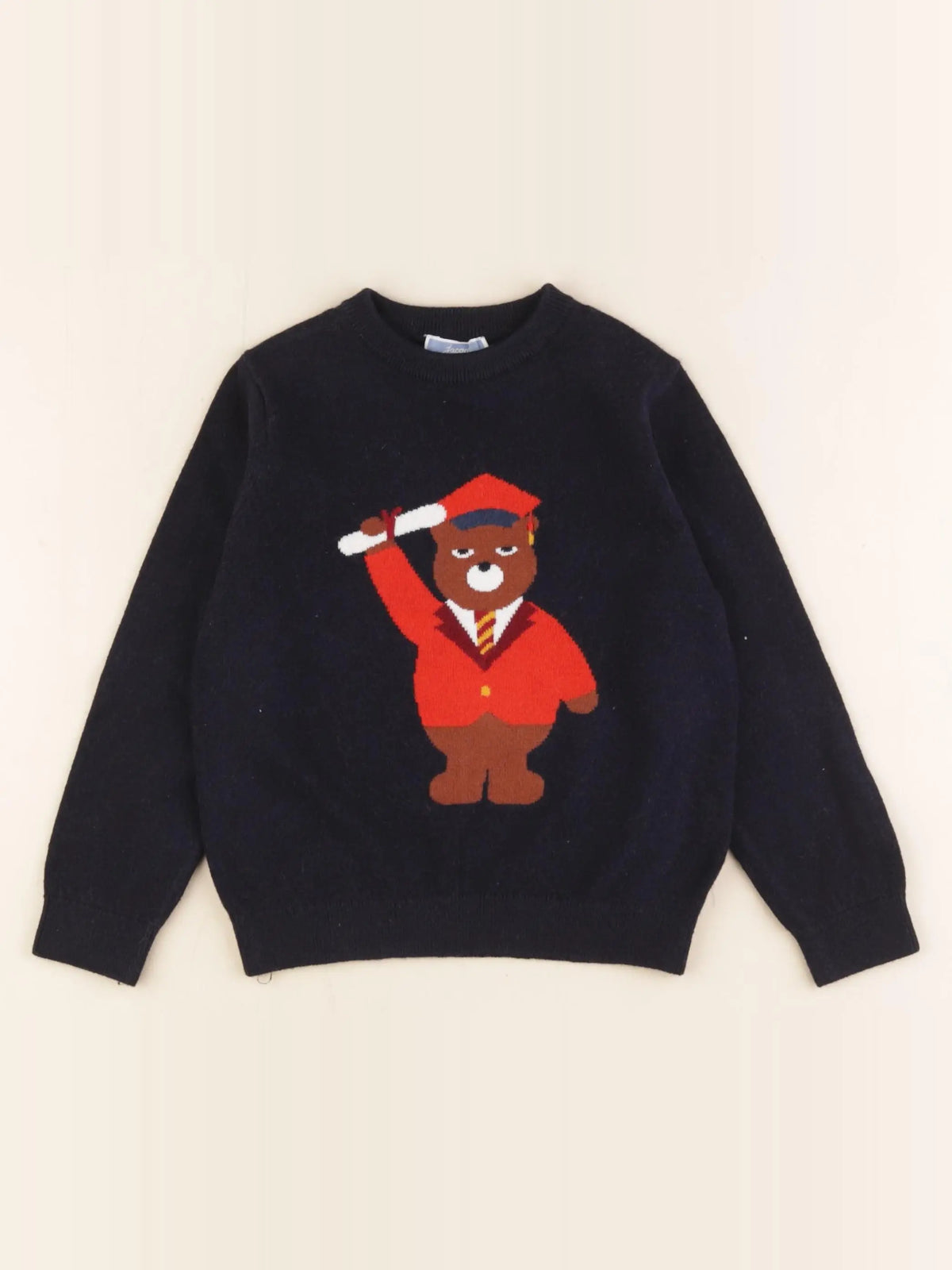 Jacadi - pull bleu - 4 ans