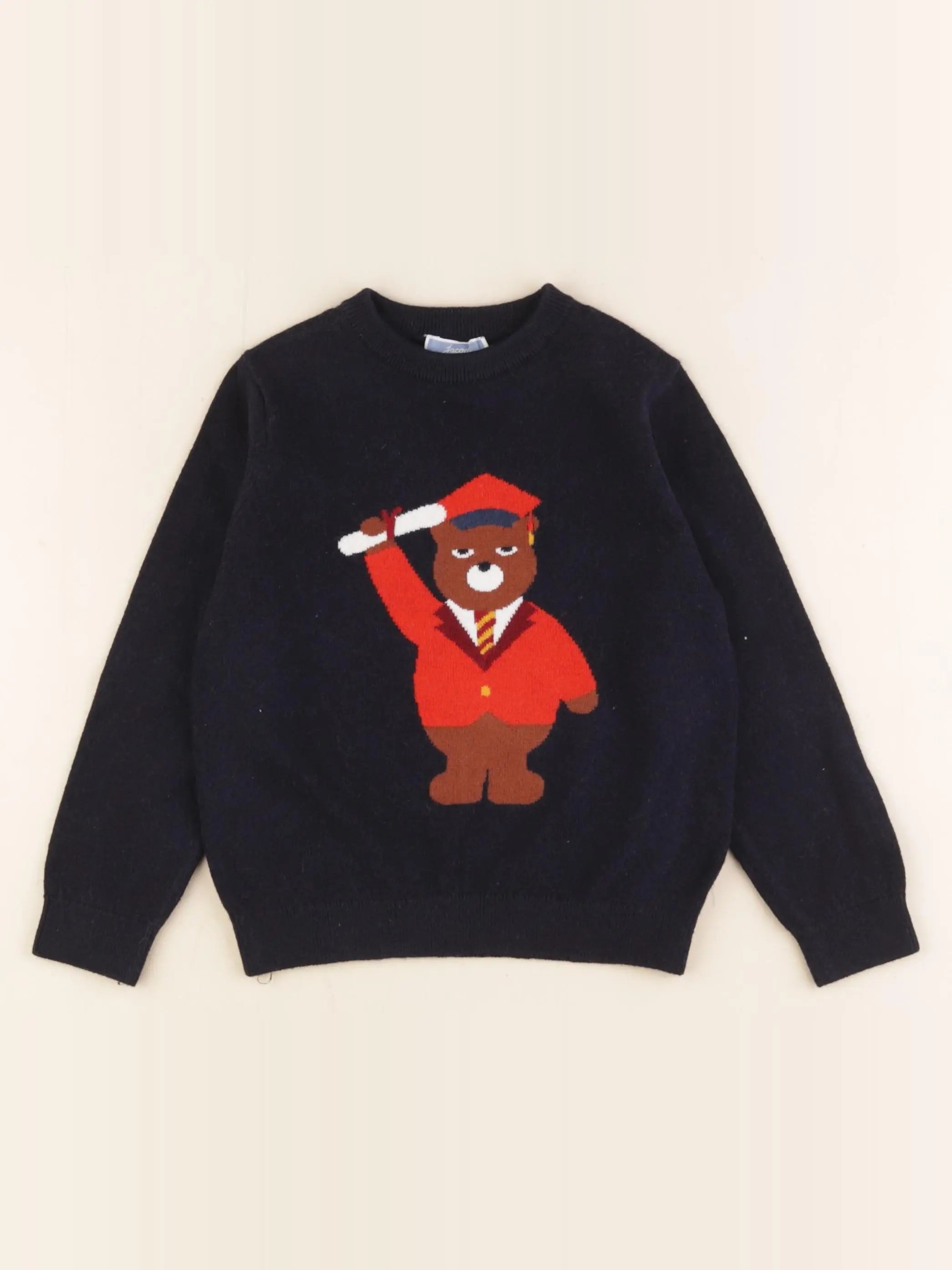 Jacadi - pull bleu - 4 ans