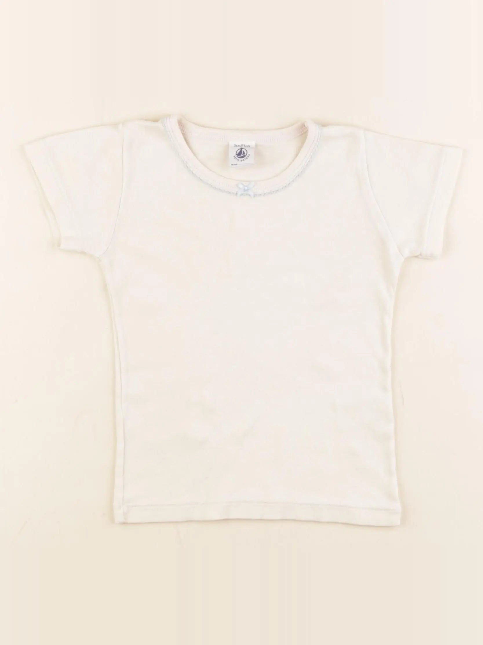 Petit Bateau - maillot de corps beige - 3 ans