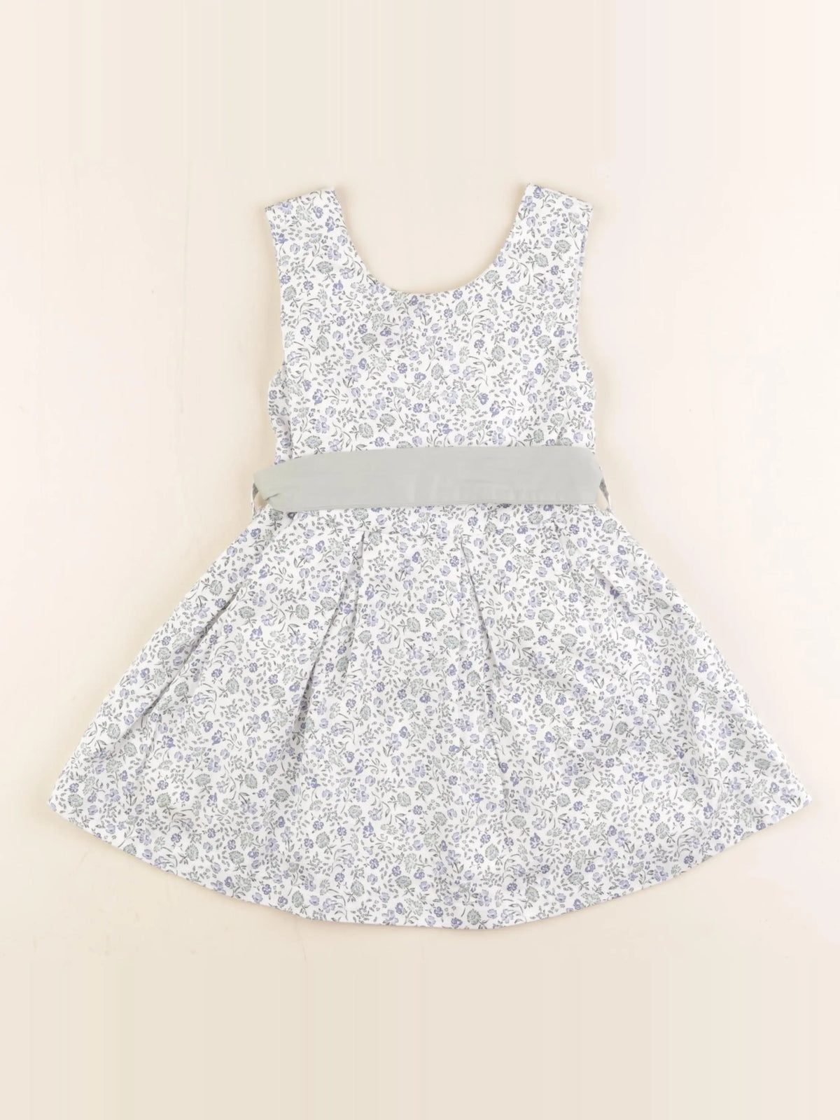 Vertbaudet - robe bleu, blanc - 3 ans