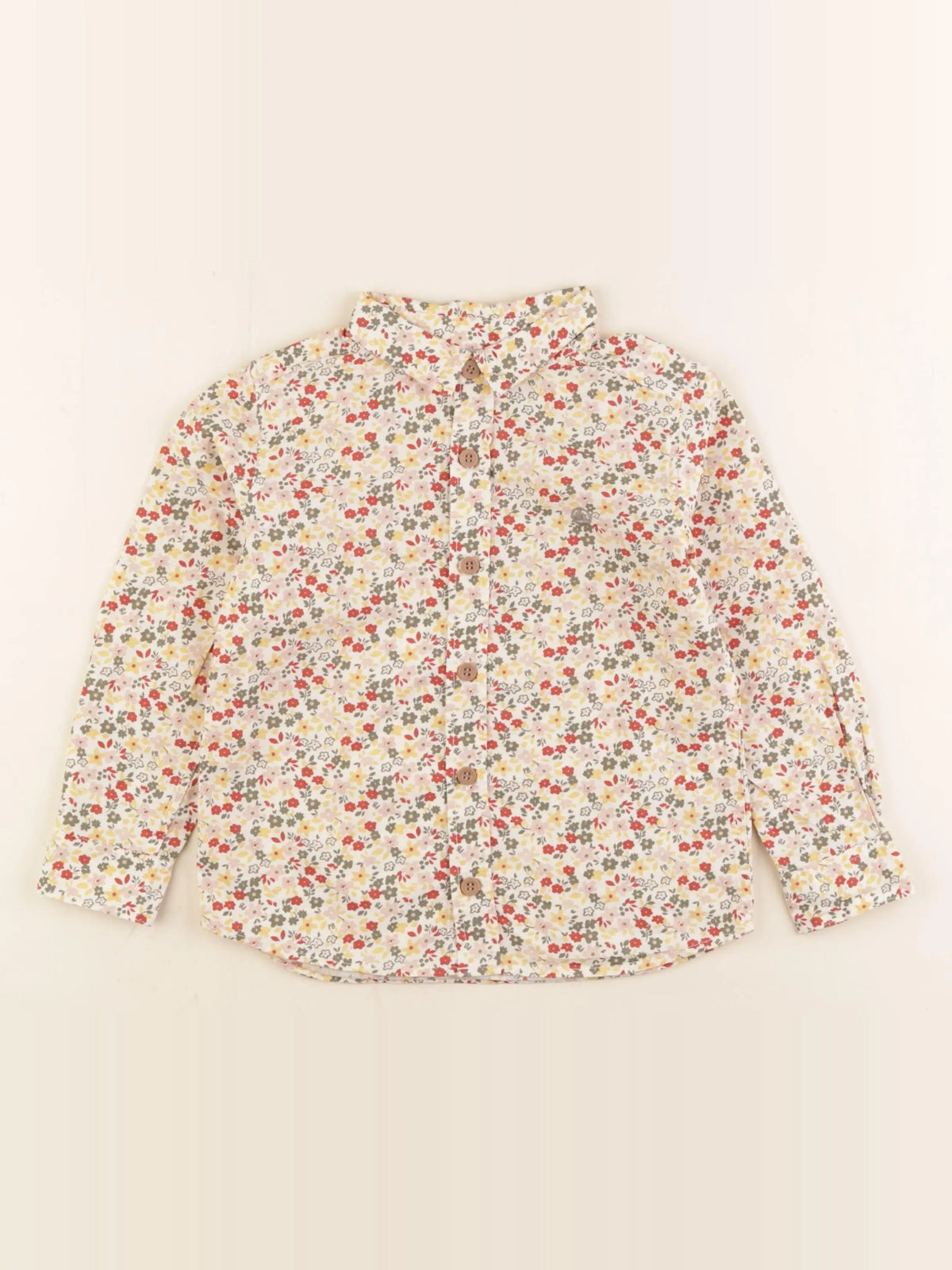 Petit Bateau - blouse multicolore - 4 ans