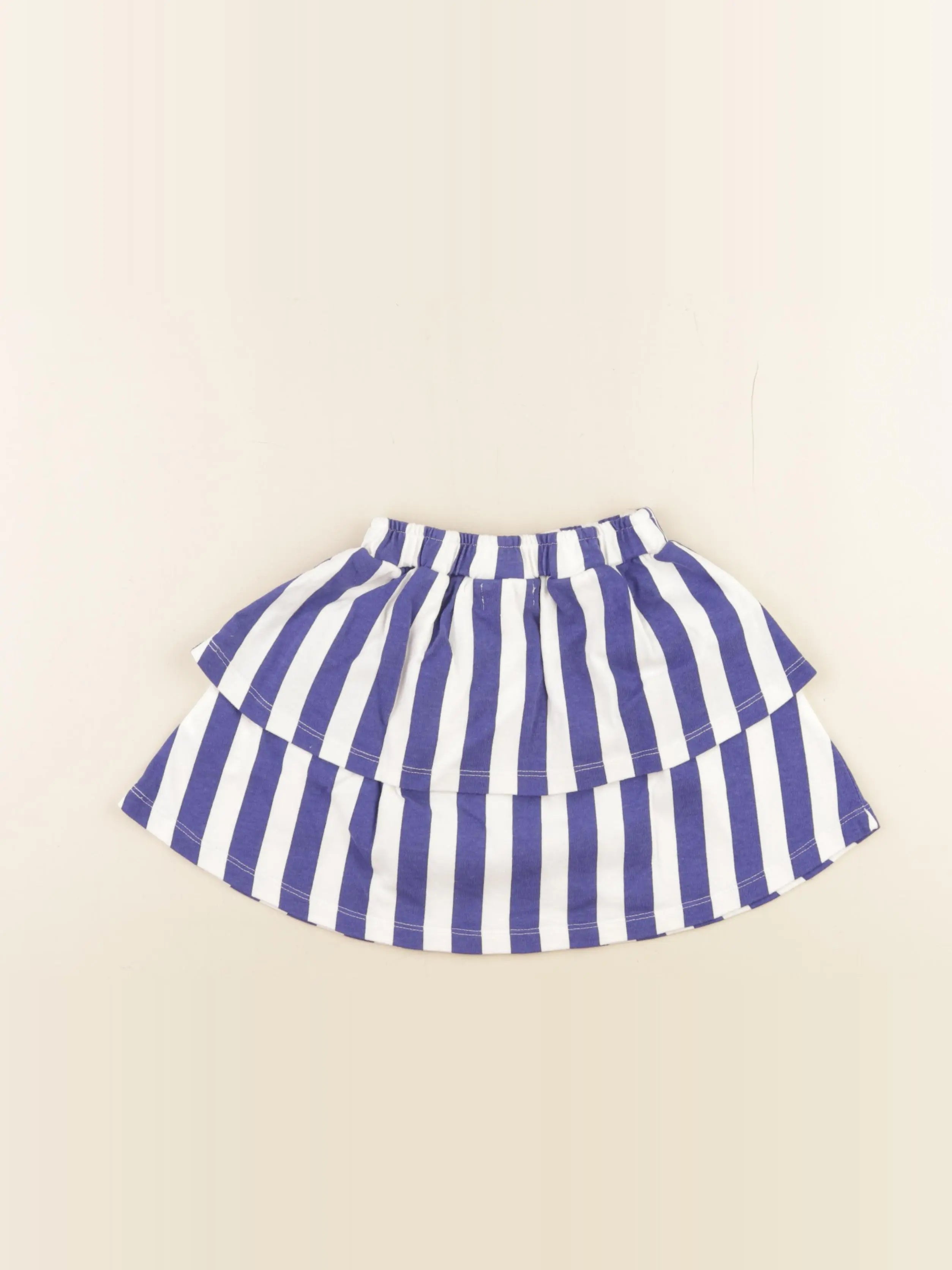 Jupe blanc, bleu