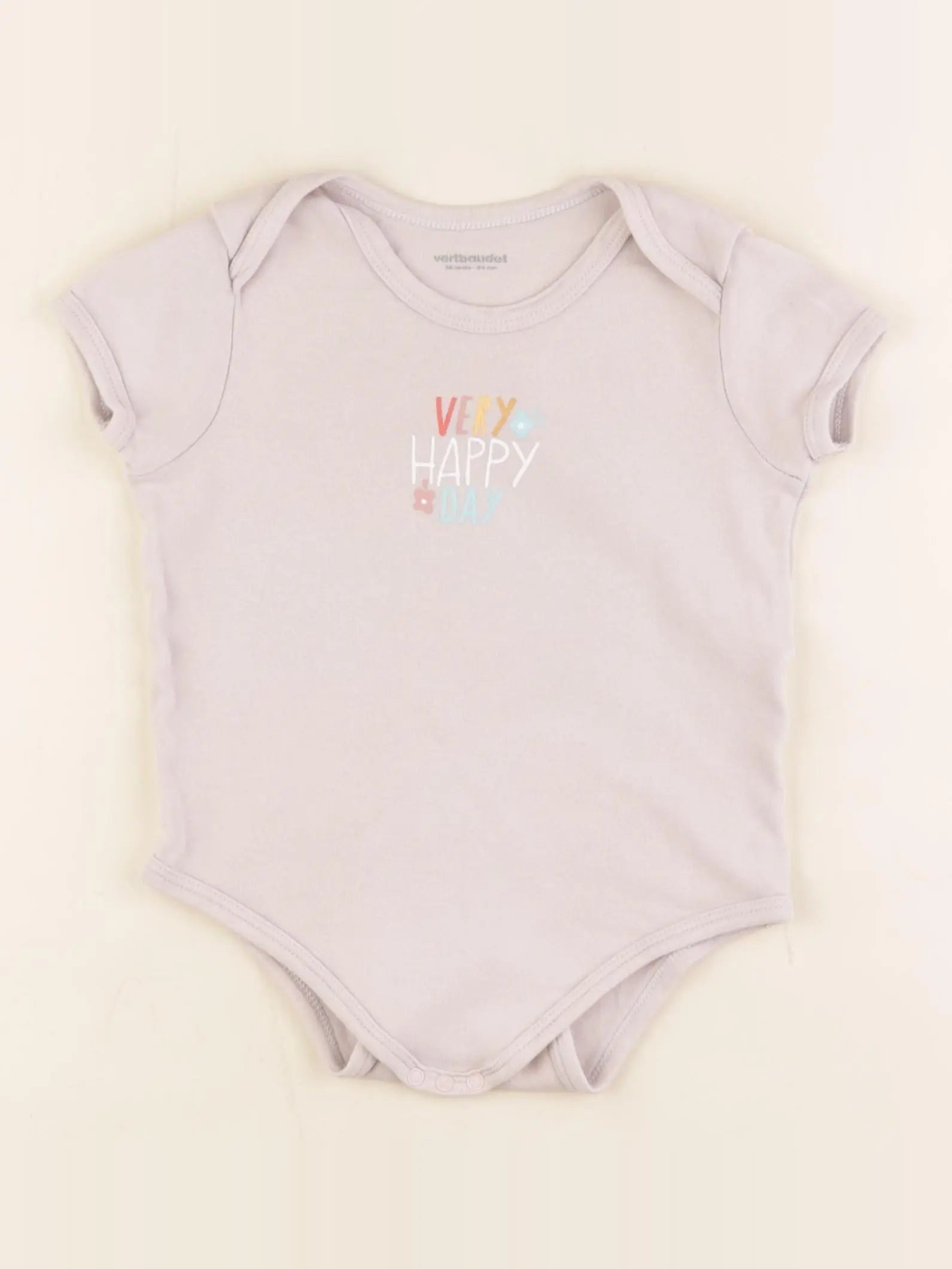 Vertbaudet - body beige - 36 mois