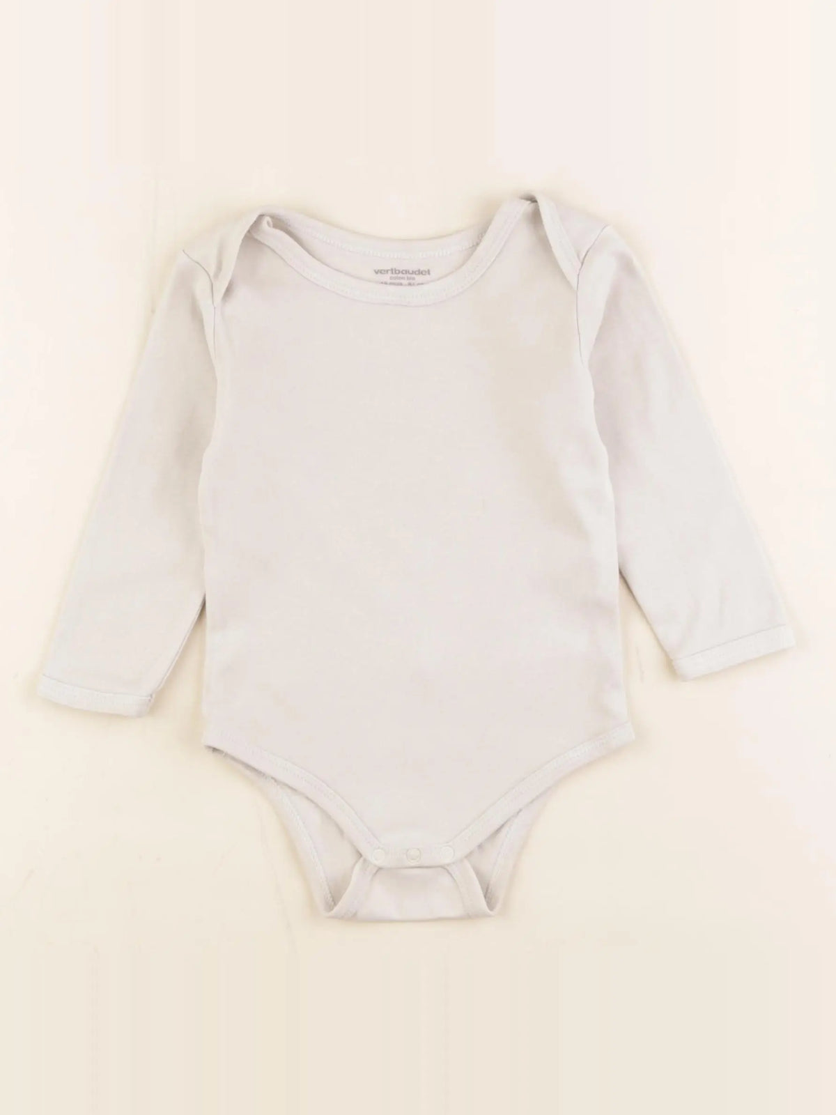 Vertbaudet - body beige - 18 mois