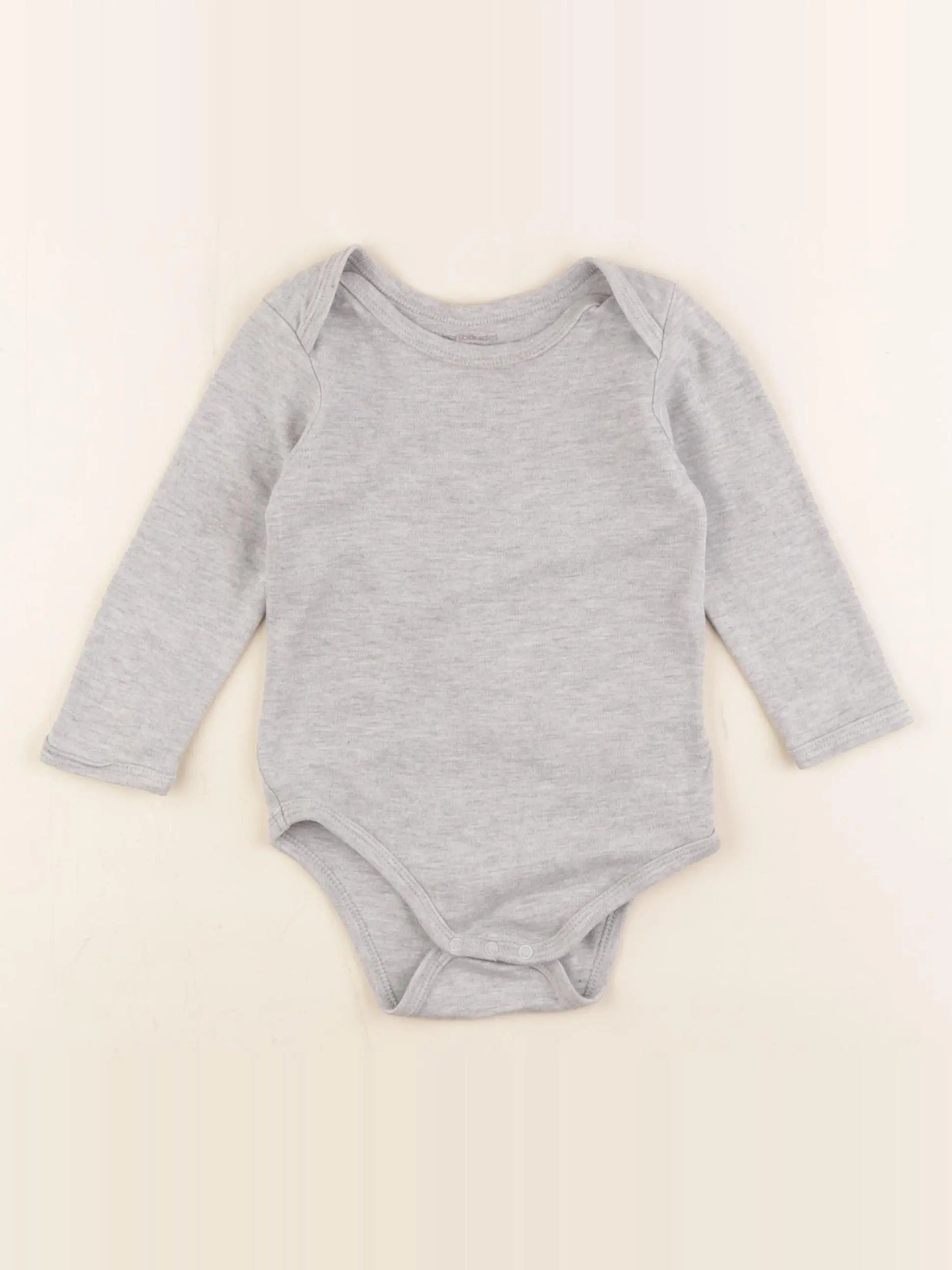 Vertbaudet - body gris - 18 mois