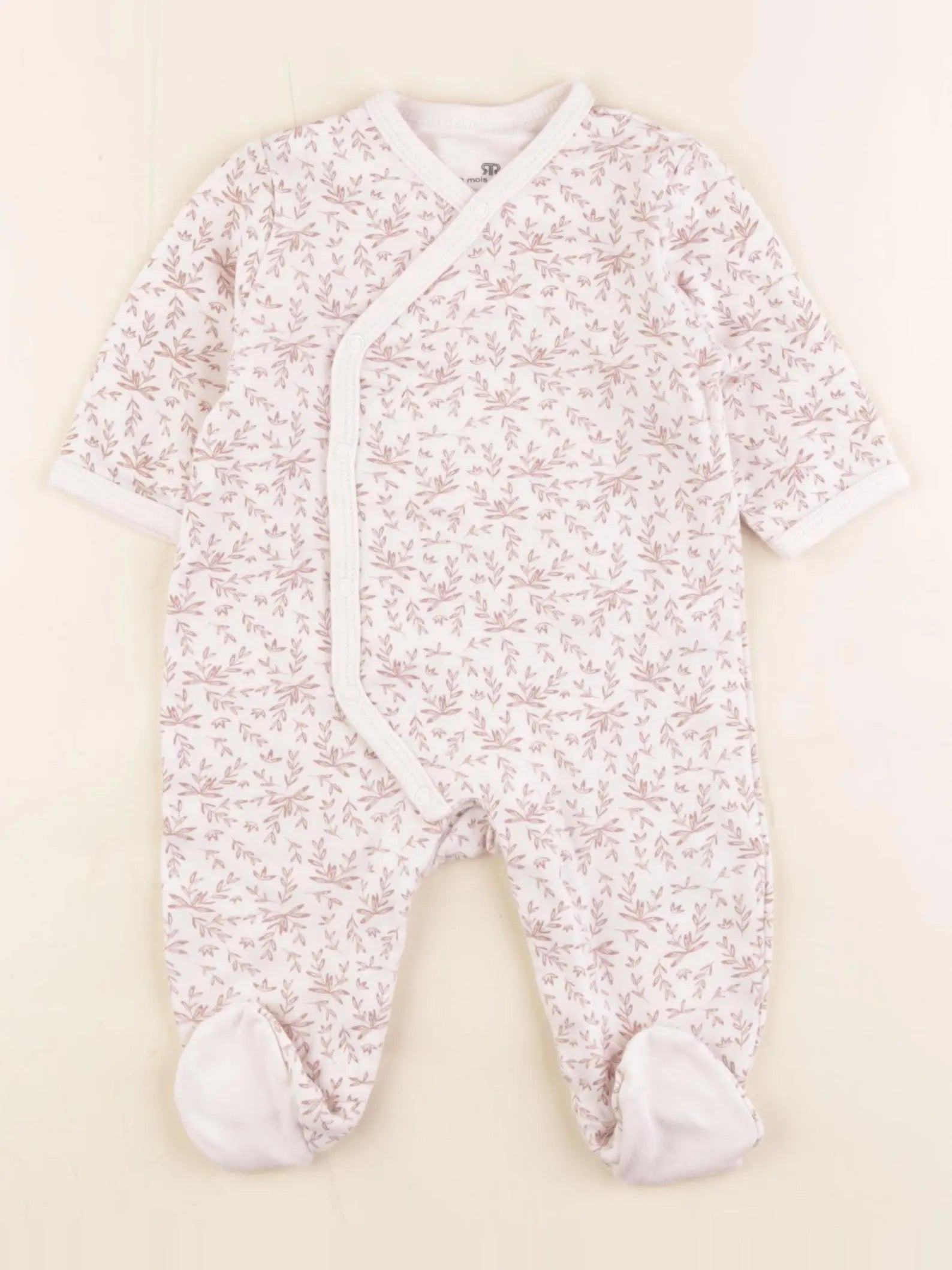 La Redoute - pyjama coton beige - 3 mois