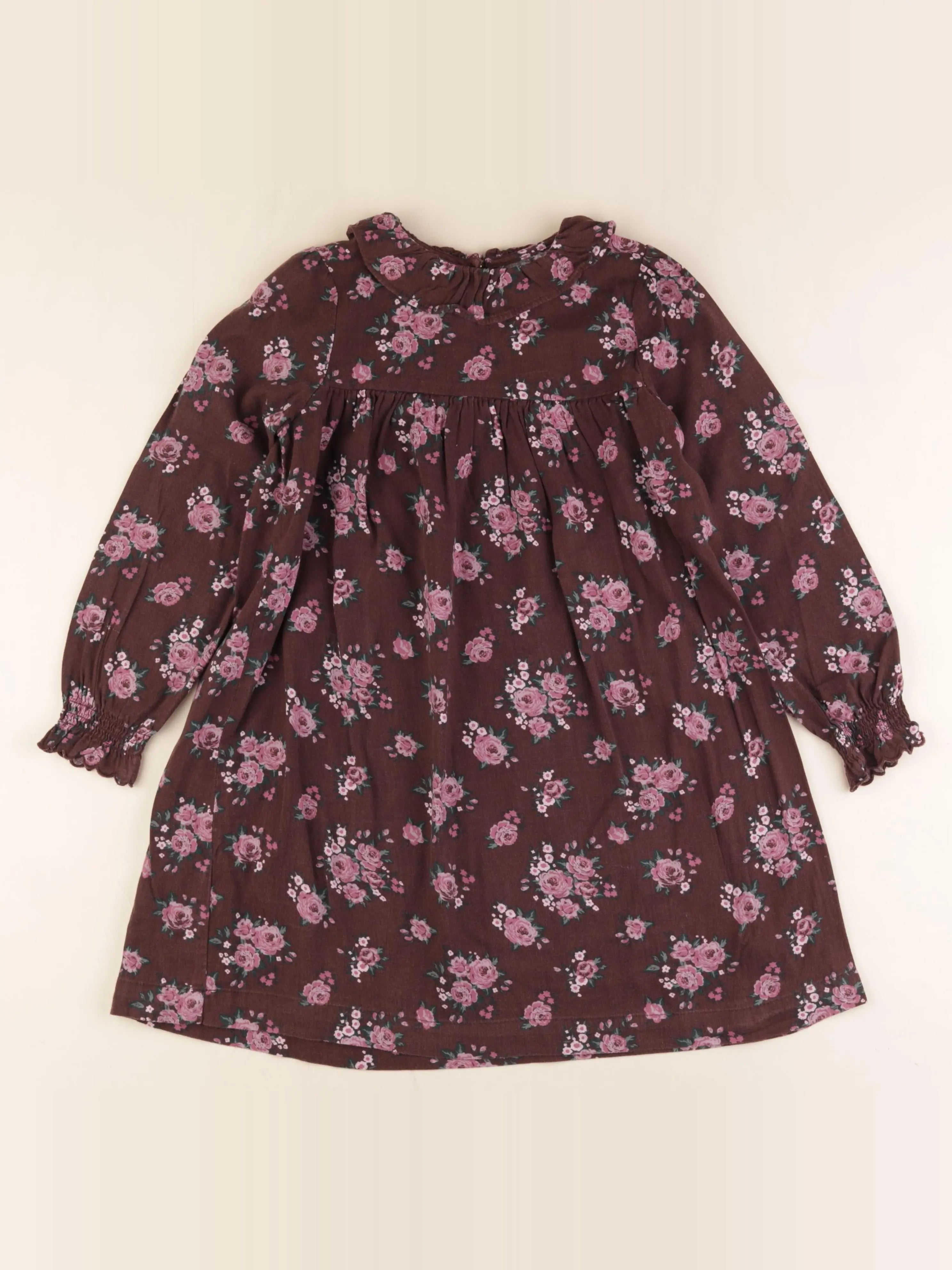 Vertbaudet - robe marron - 9 ans