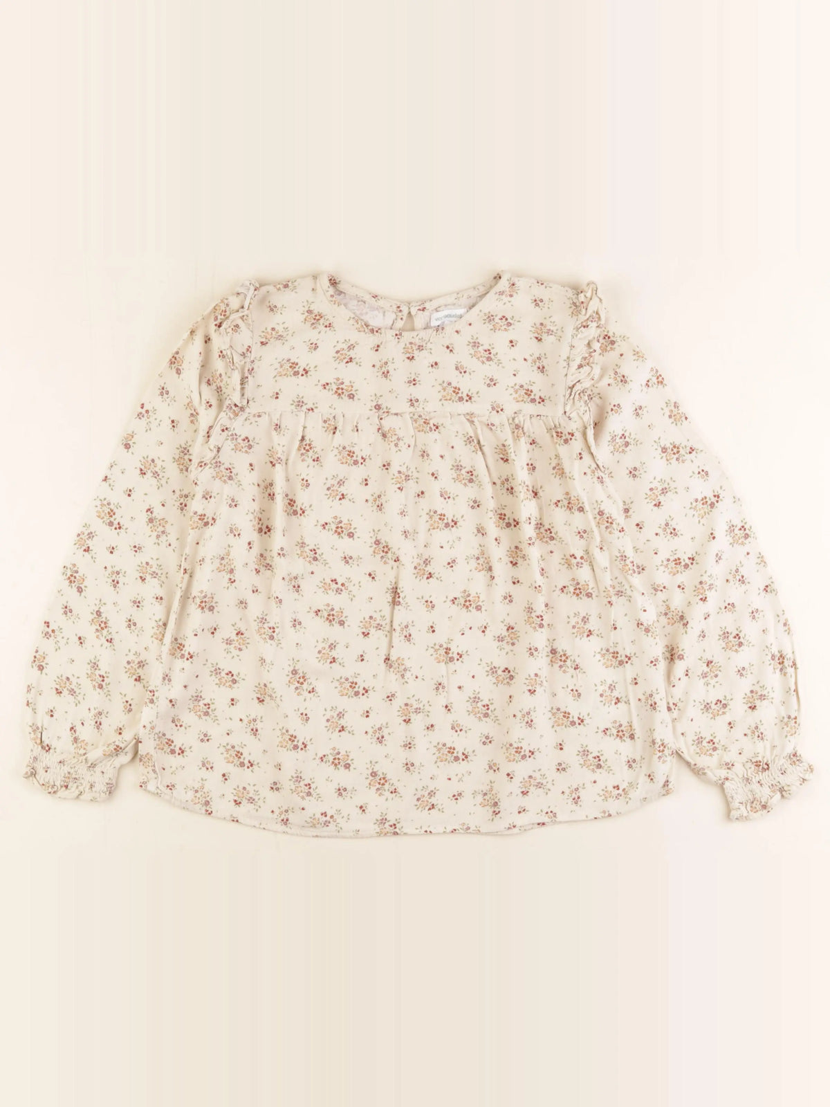 Vertbaudet - blouse beige - 9 ans