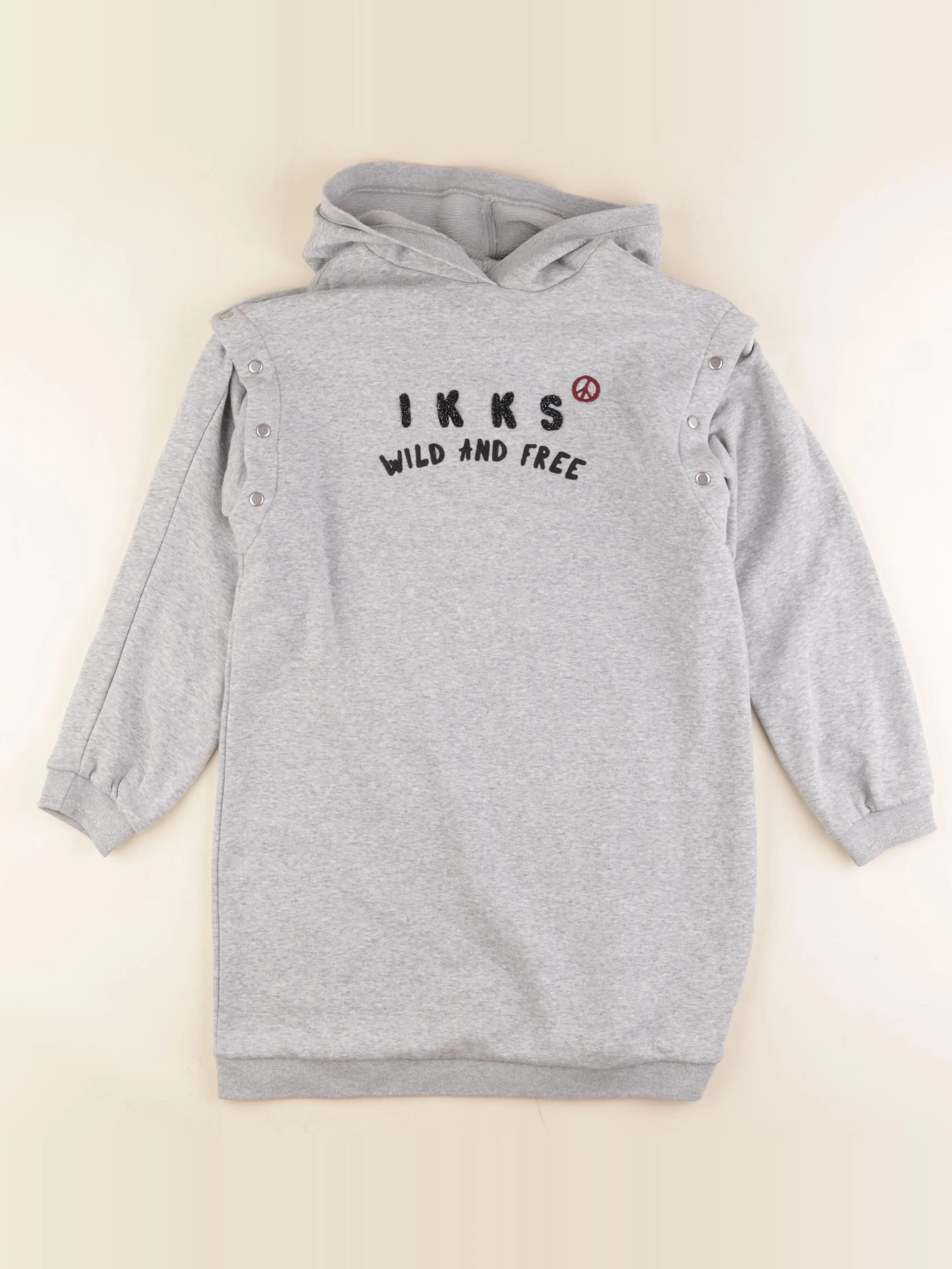 IKKS - robe gris - 14 ans