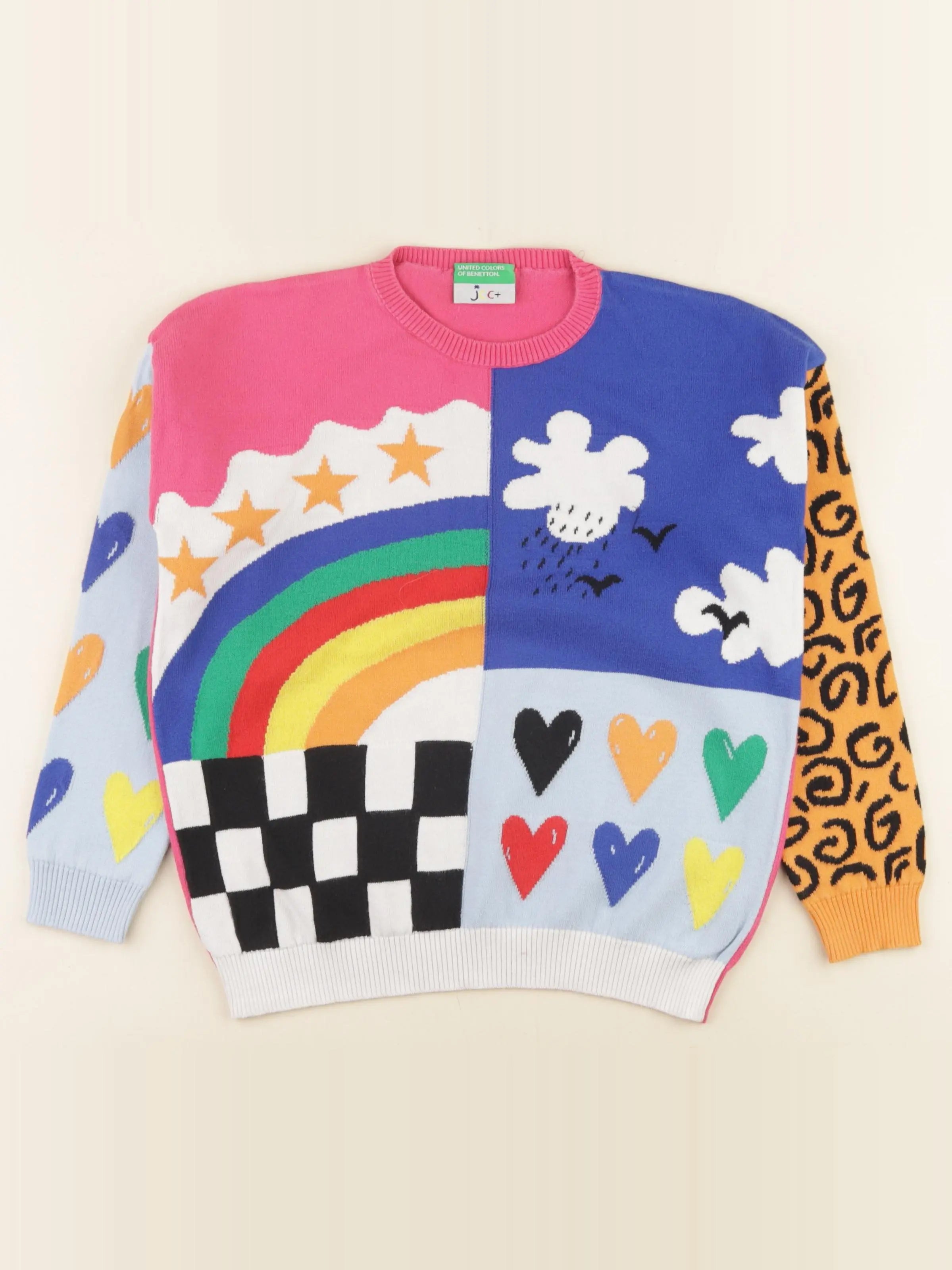 Benetton x Jean-Charles de Castelbajac - pull - 8/9 ans