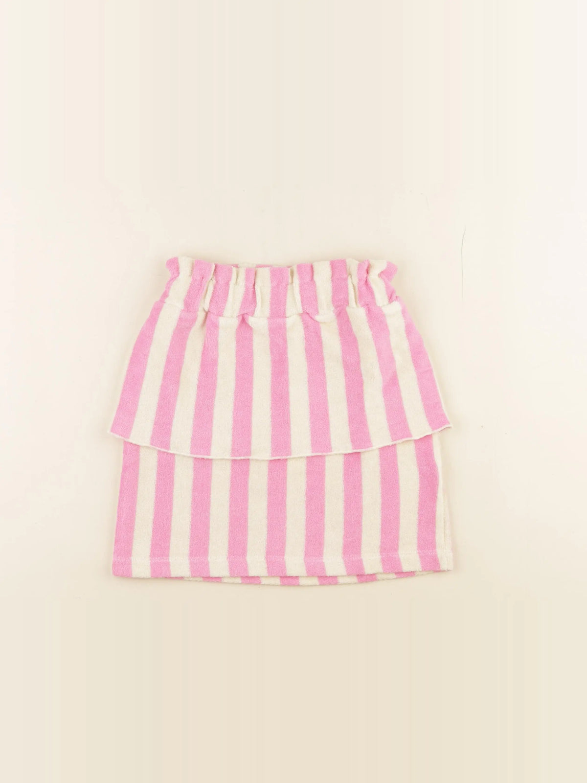 Jupe blanc, rose