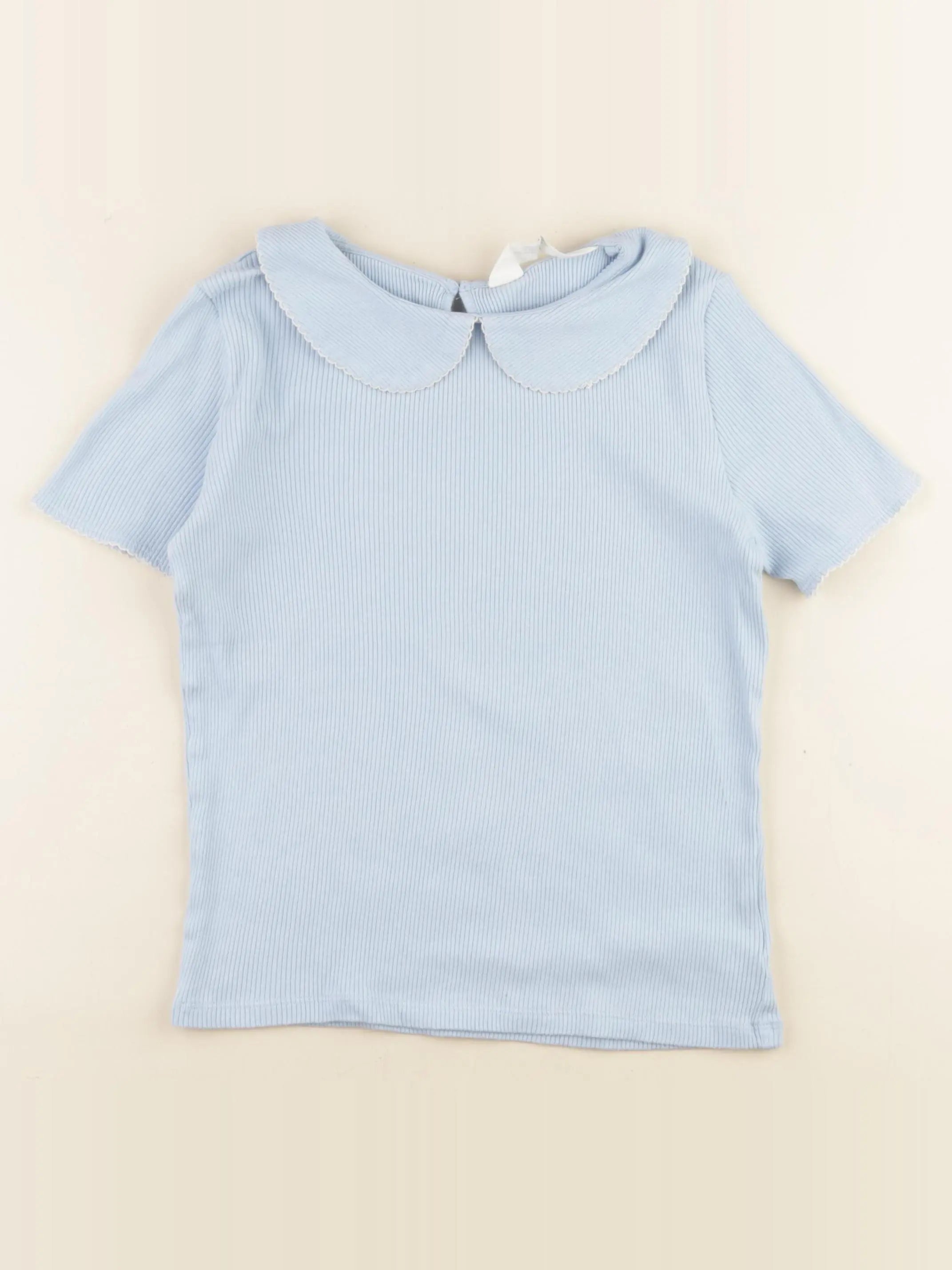 H&M - tee-shirt bleu - 8/10 ans