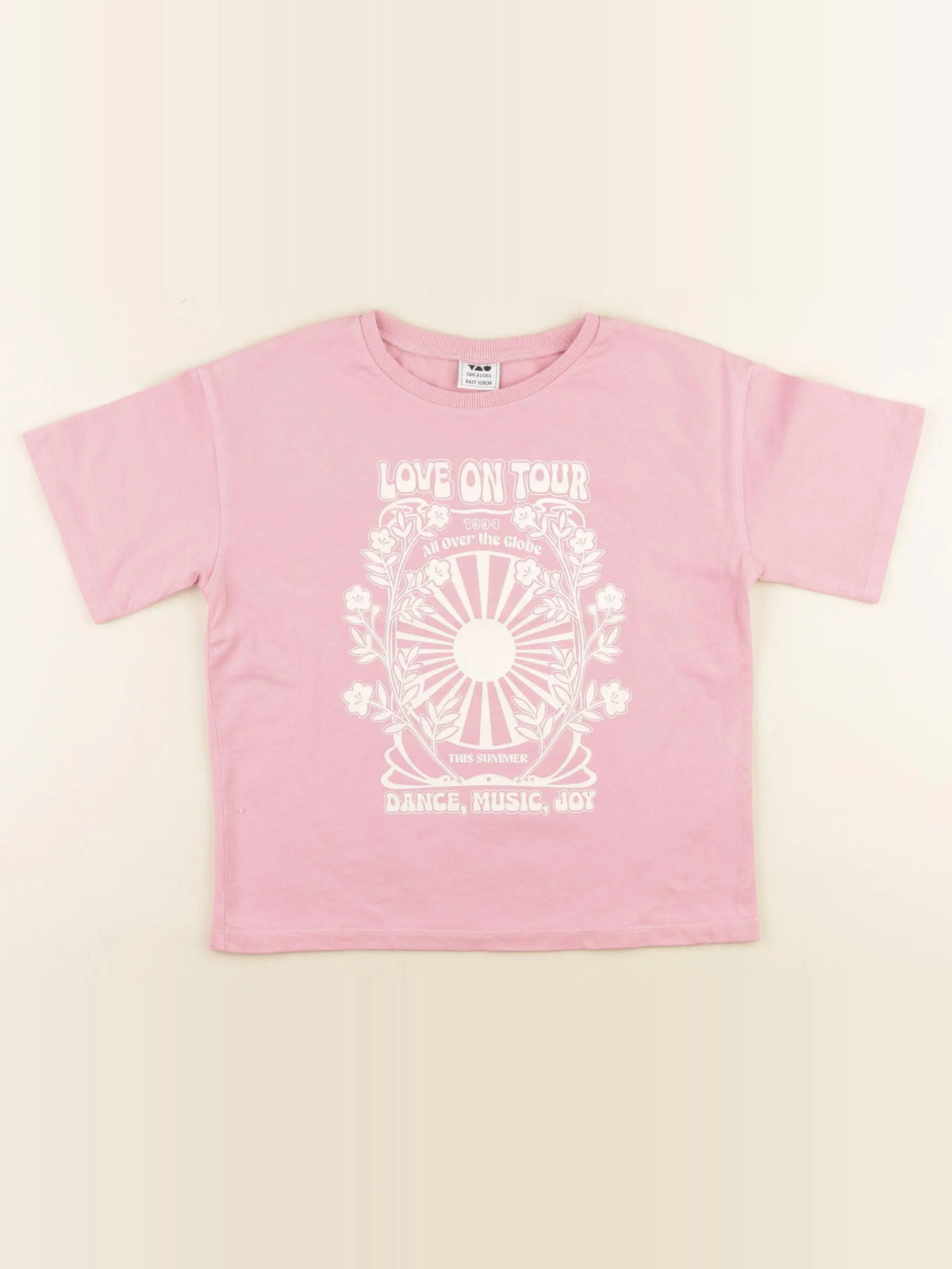 Tape à l'oeil - tee-shirt rose - 8 ans