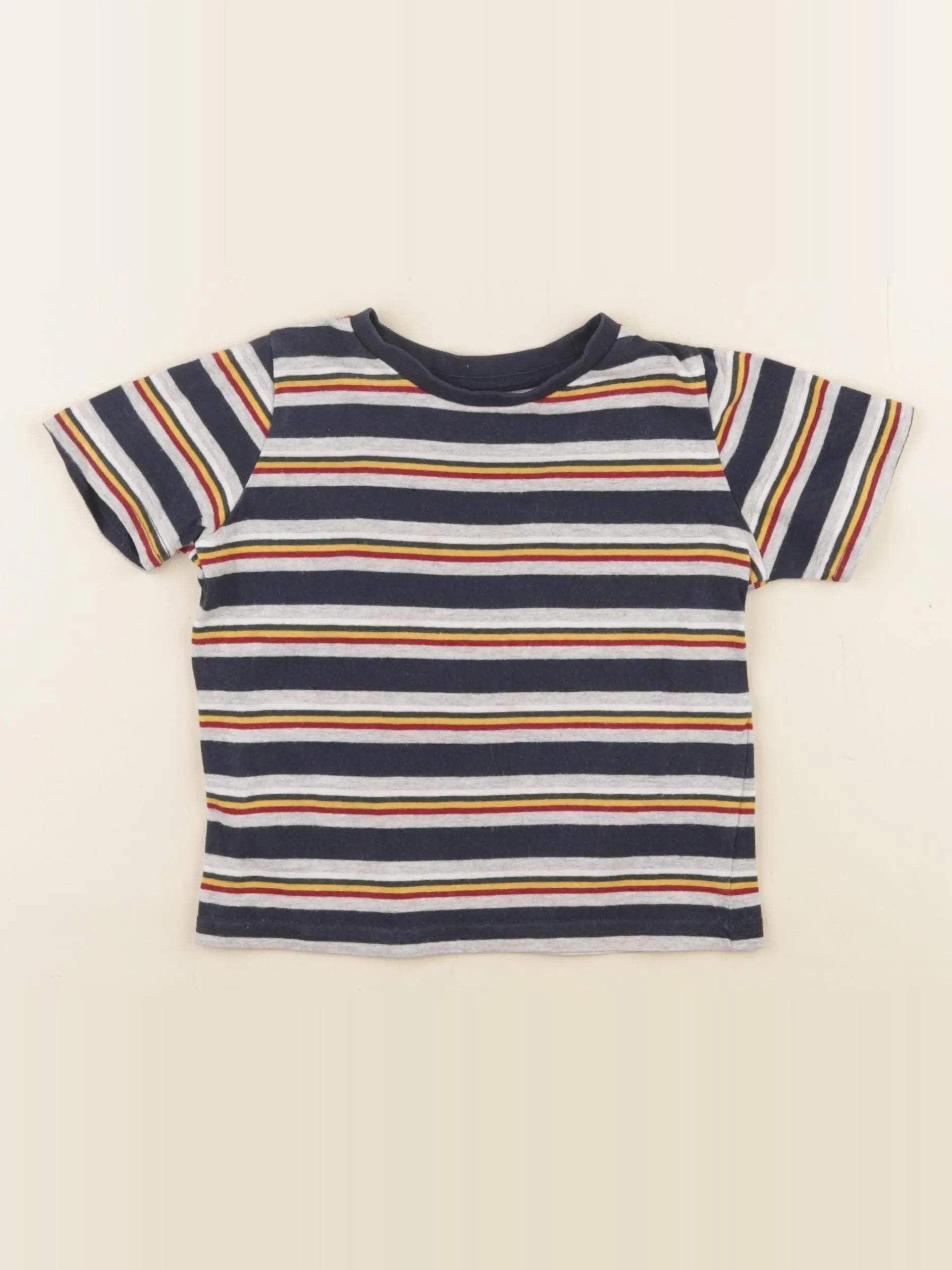 Vertbaudet - tee-shirt bleu - 2 ans
