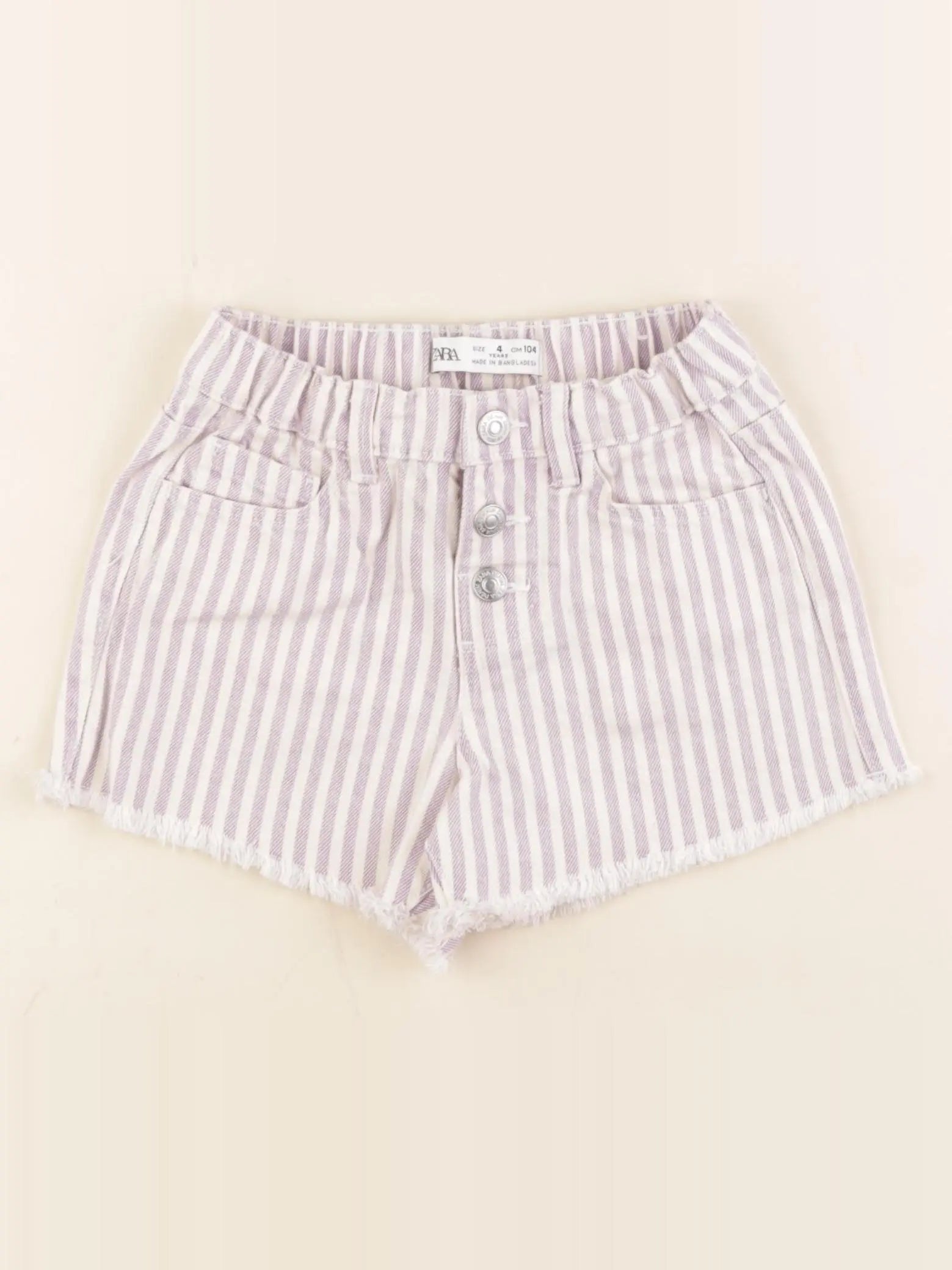 Zara - short violet - 4 ans