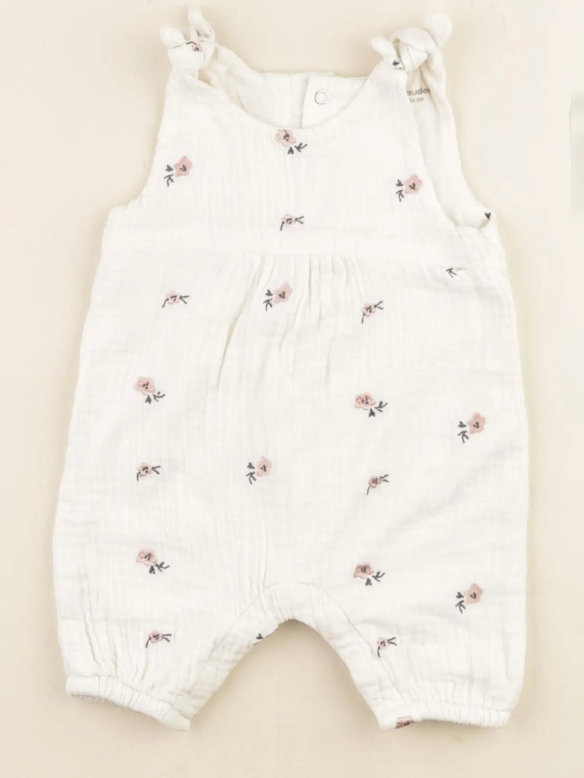 Vertbaudet - combinaison blanc - 1 mois