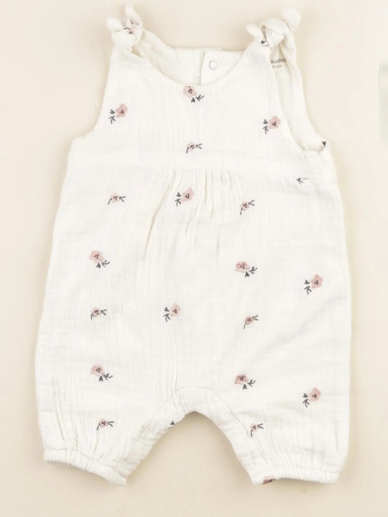 Vertbaudet - combinaison blanc - 1 mois