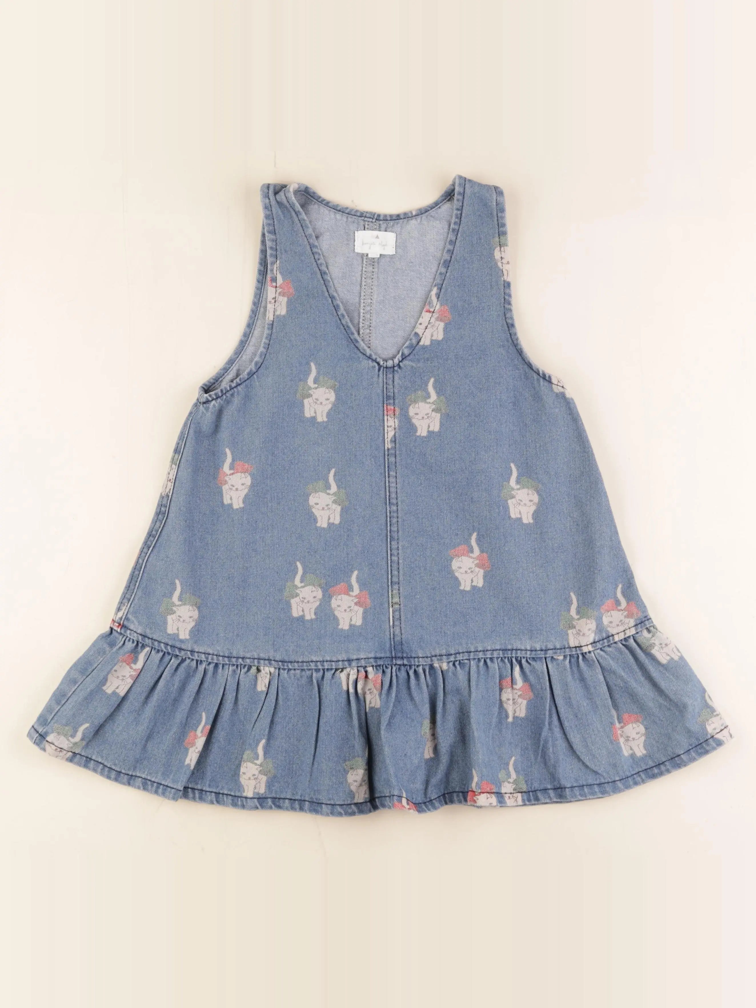 Konges slojd - robe bleu - 4 ans